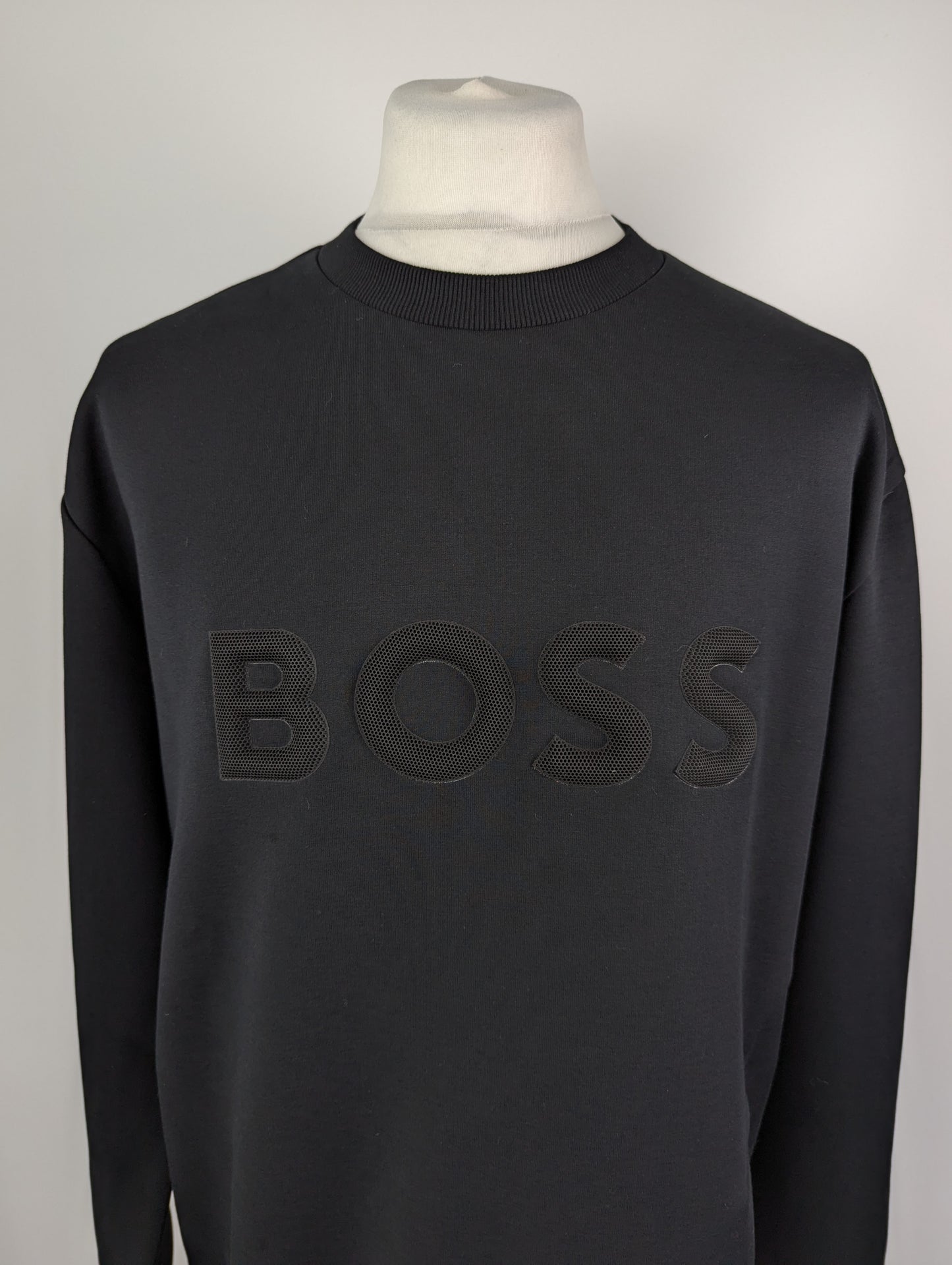 BOSS 3D-moulded logo sweatshirt - Black