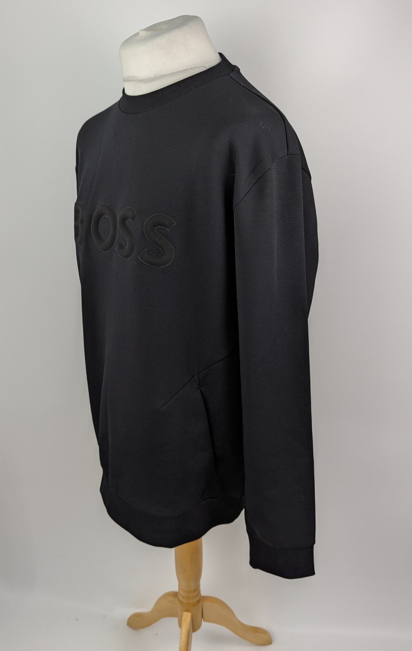 BOSS 3D-moulded logo sweatshirt - Black