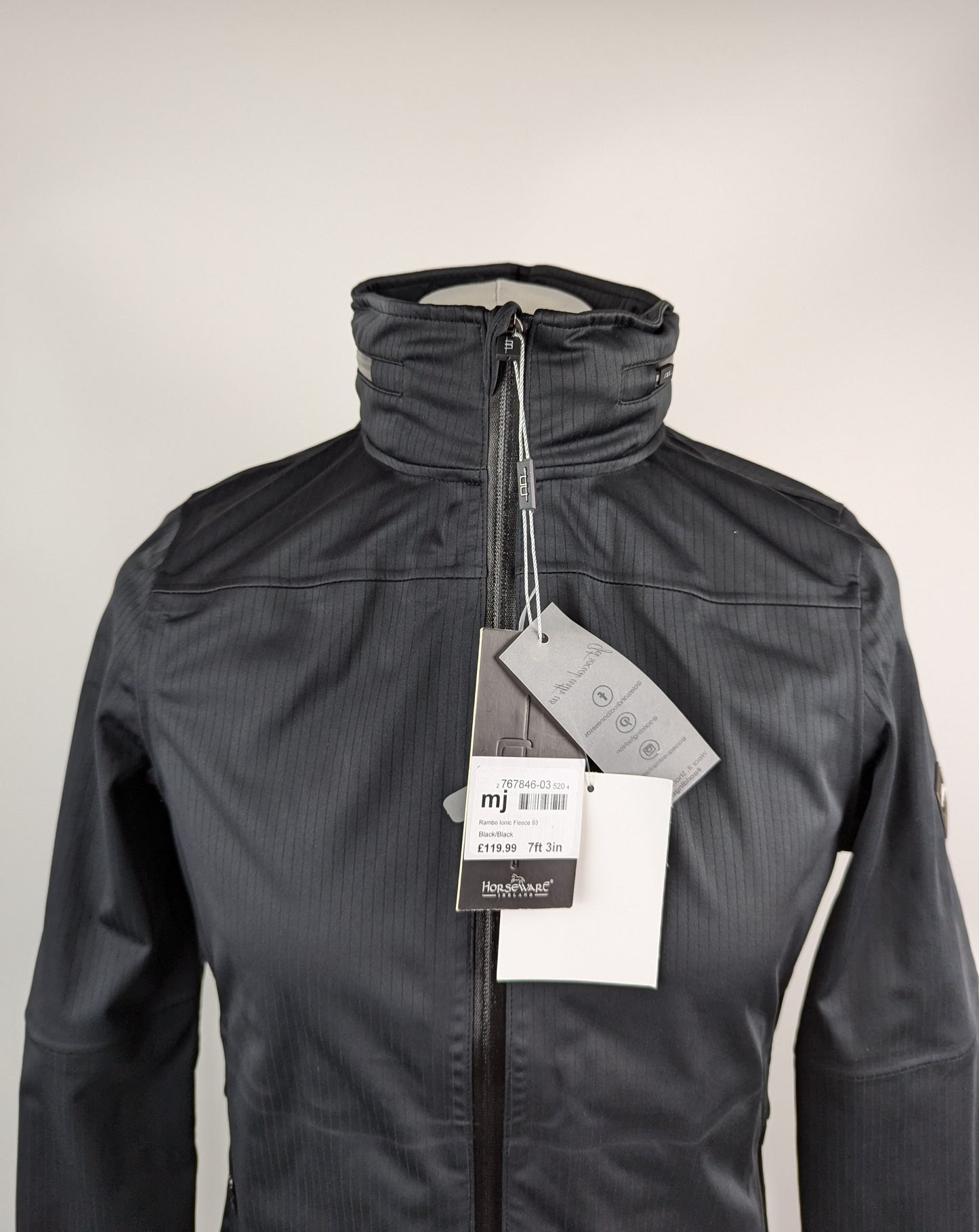 Horseware Acqua Seamless Waterproof Jacket- Black