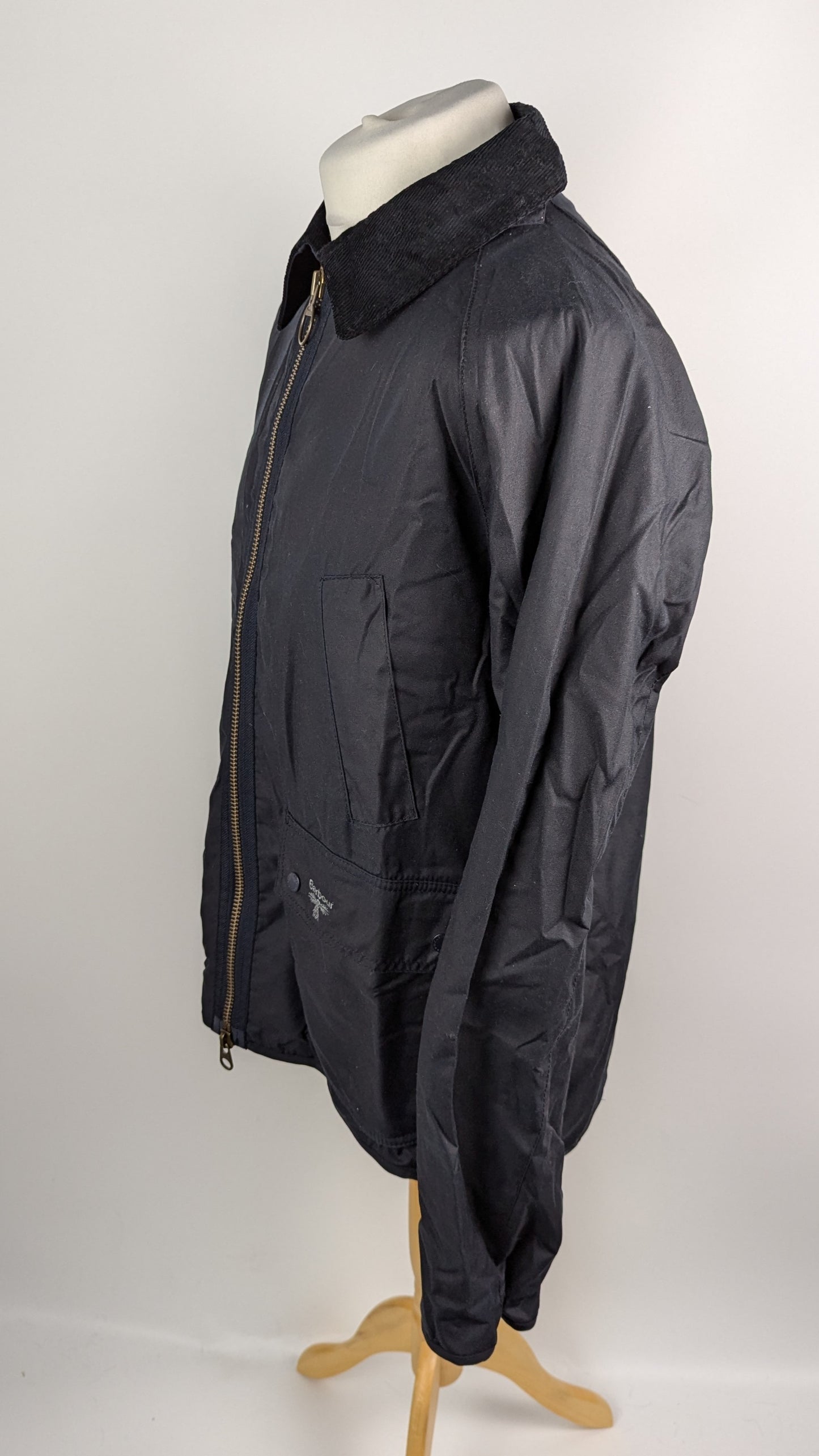 Barbour Beacon Mens Bedale Waxed - Navy Blue