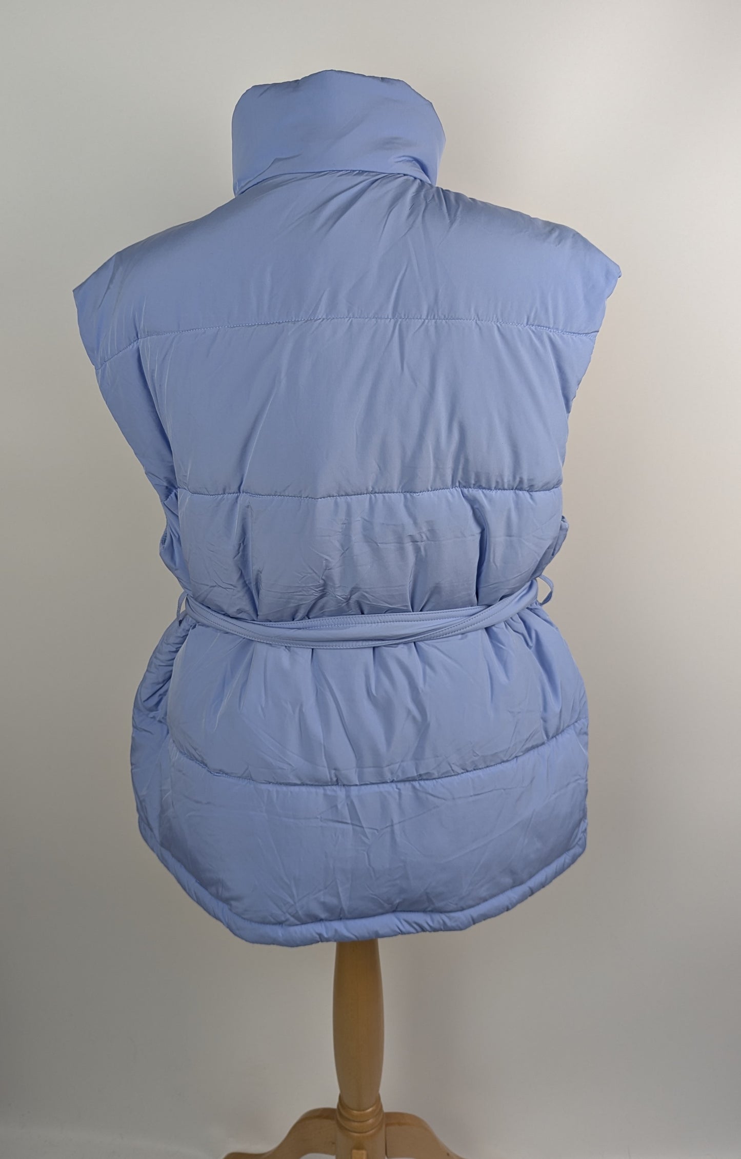 Tommy Jeans Belted Padded Vest - June Iris Blue