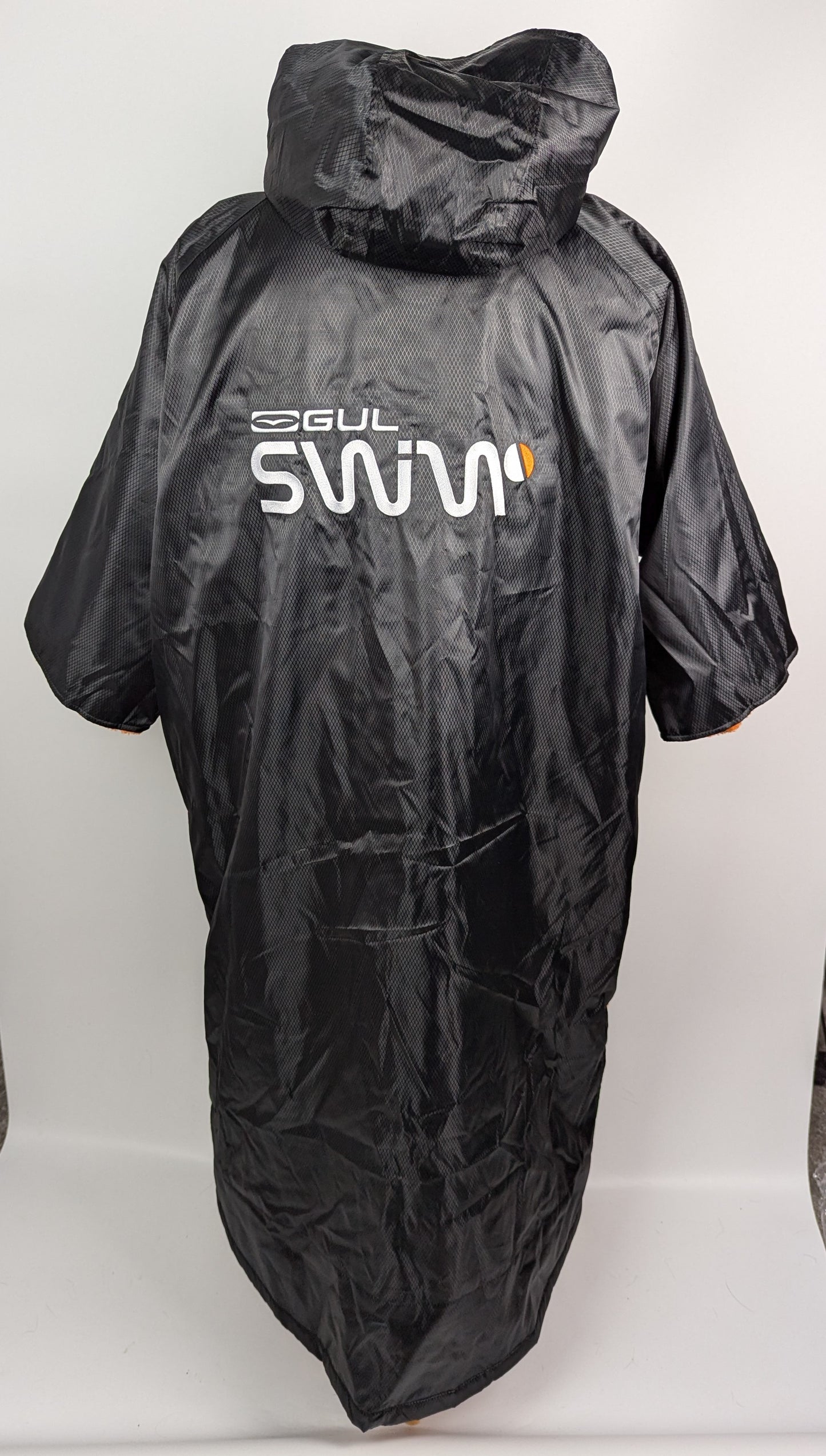 Gul Evo Robe Waterproof Hooded Changing Poncho - Black/Orange