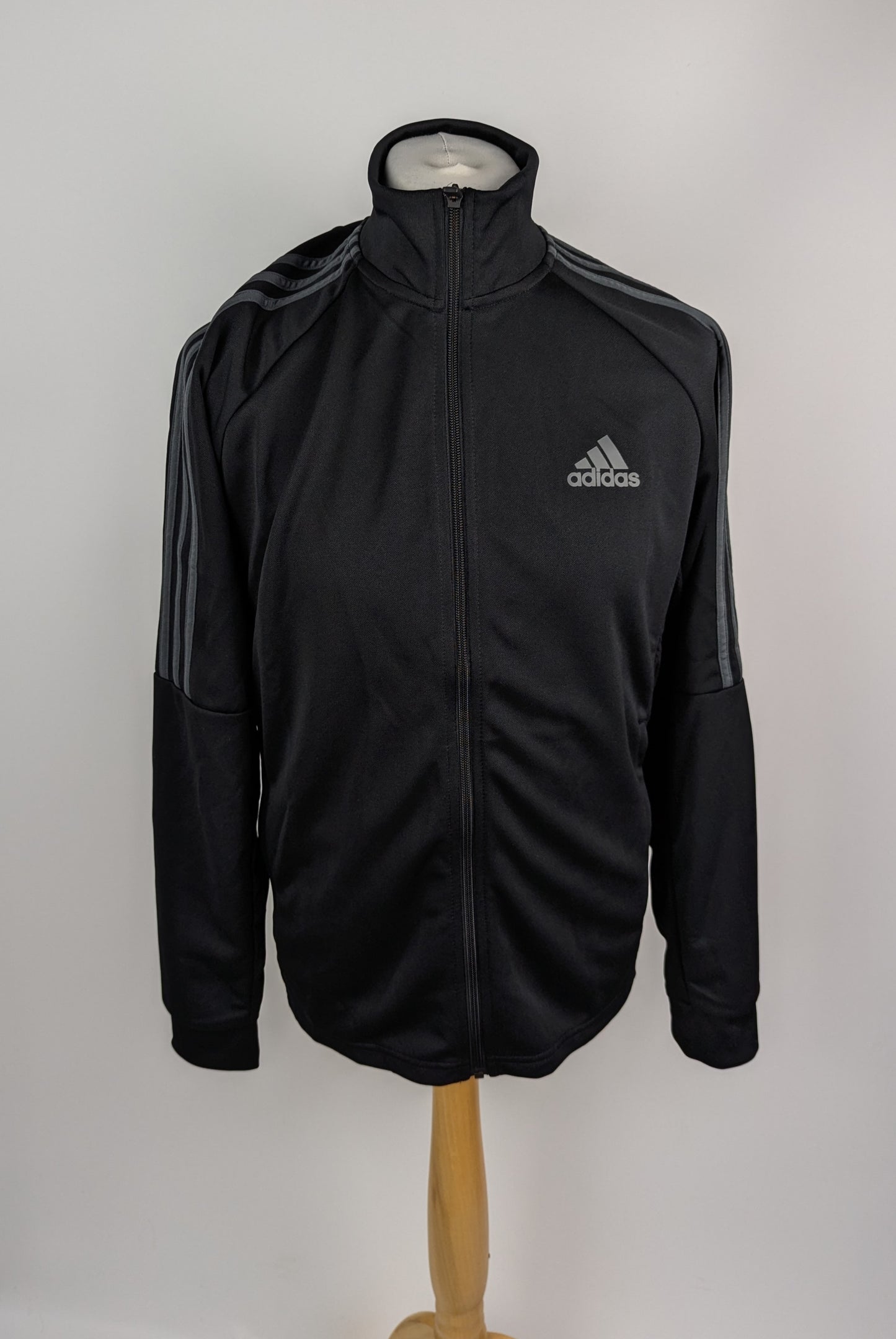 Adidas Mens Football Sereno Full Zip Jacket - Black