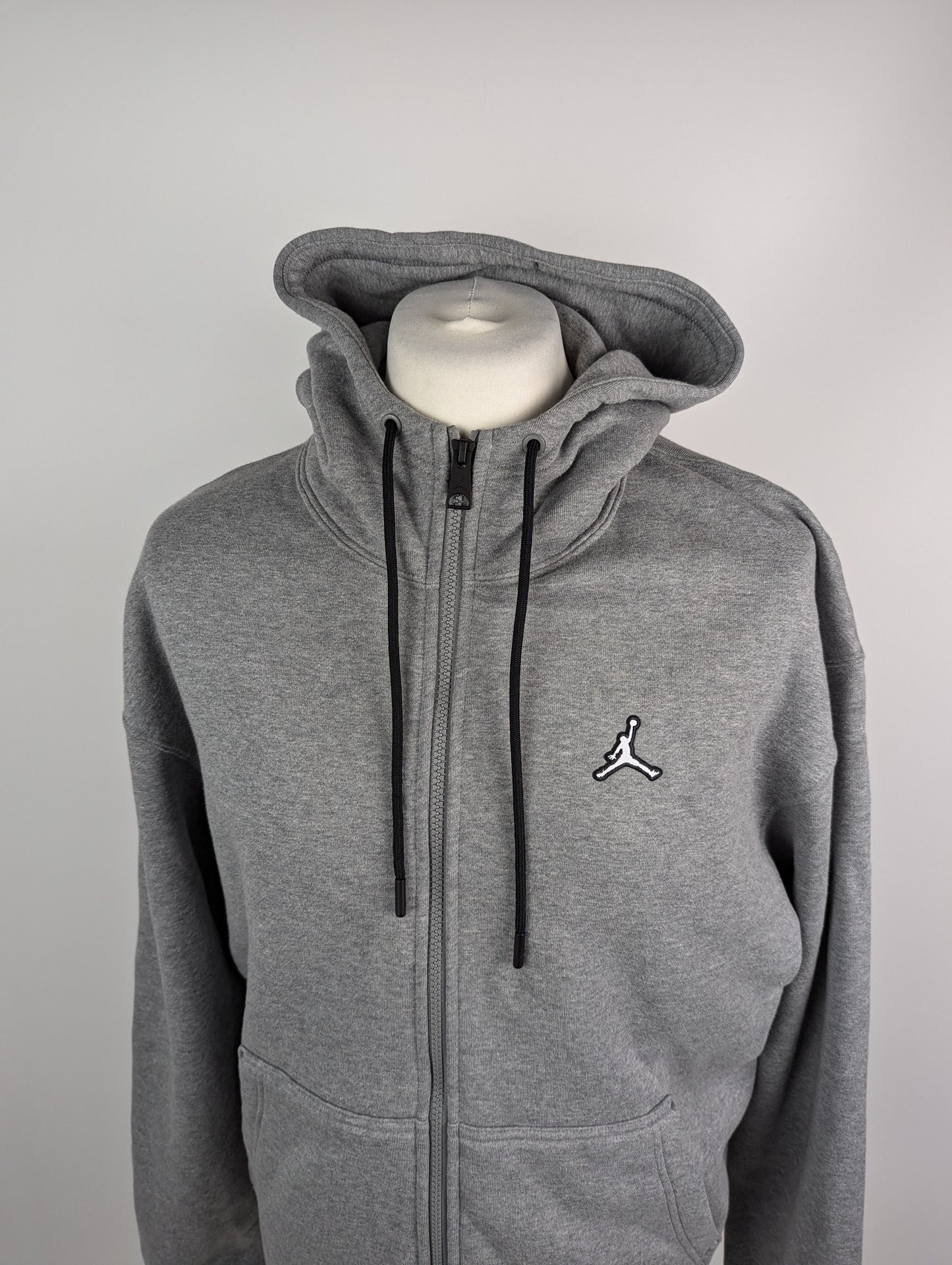 Air Jordan Essentials Men's Full-Zip Fleece Hoodie - Grey