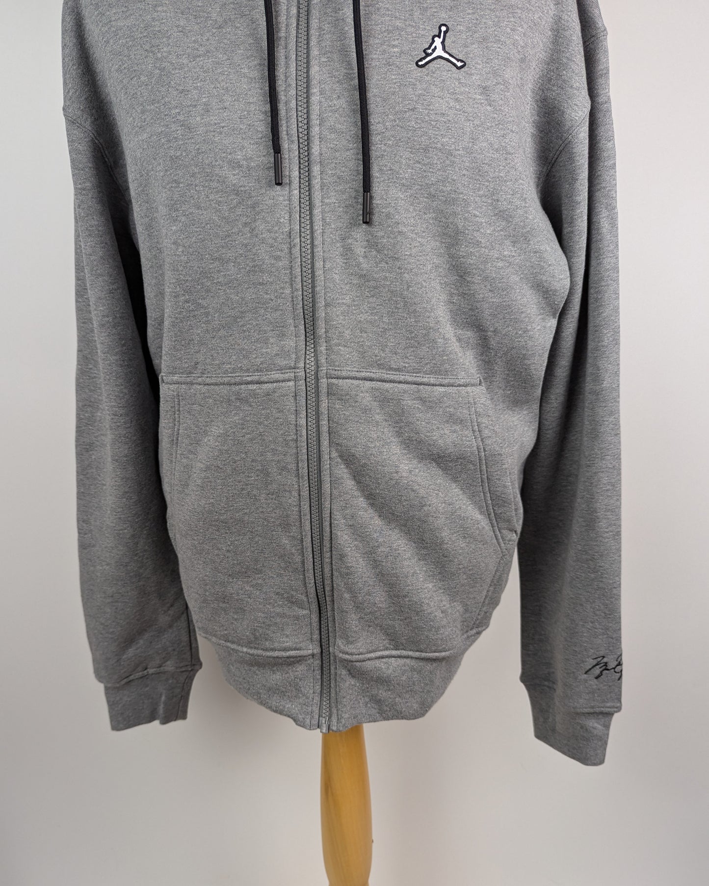 Air Jordan Essentials Men's Full-Zip Fleece Hoodie - Grey