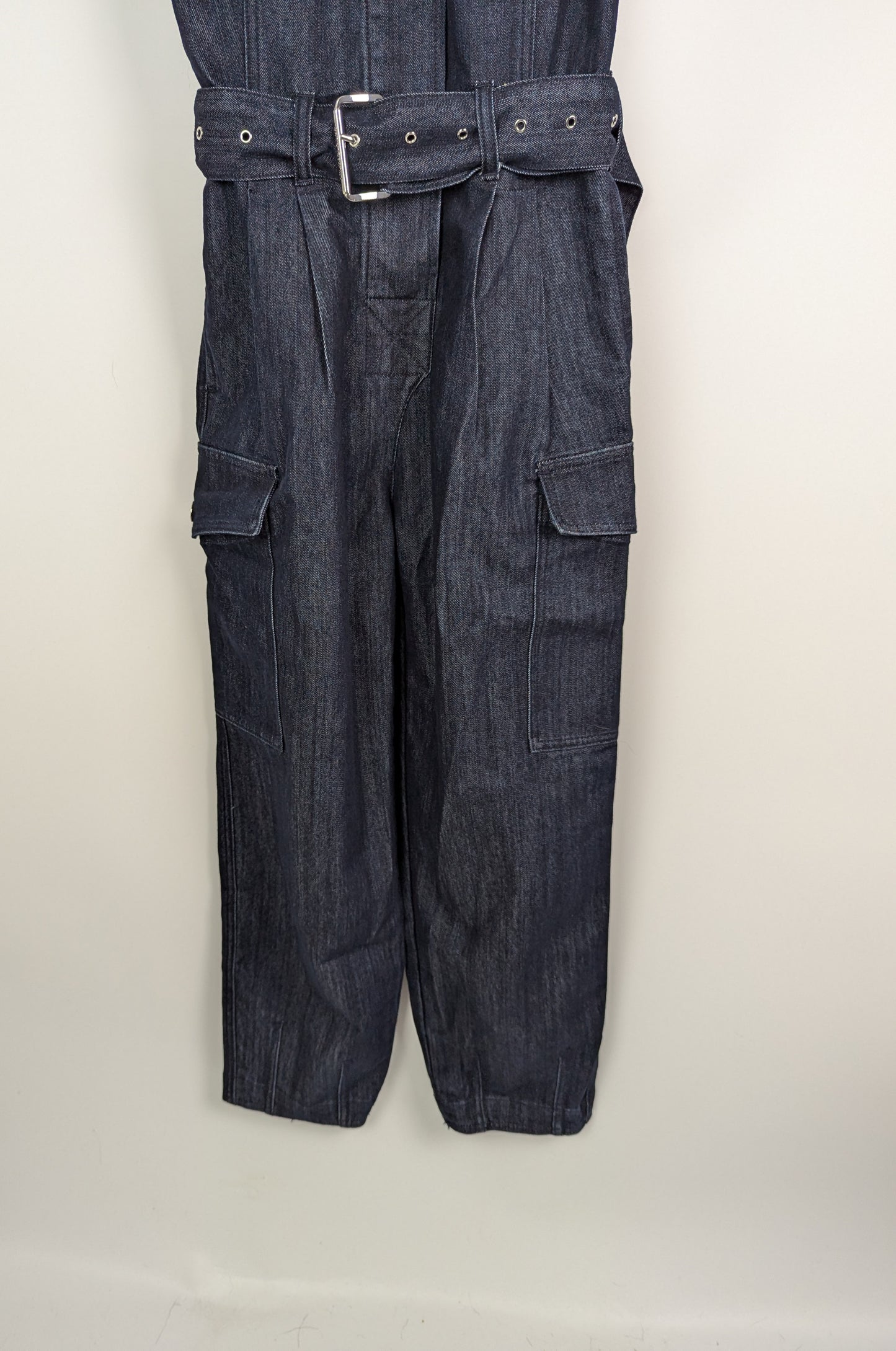 Michael Kors Cargo Jumpsuit - Navy Denim Blue