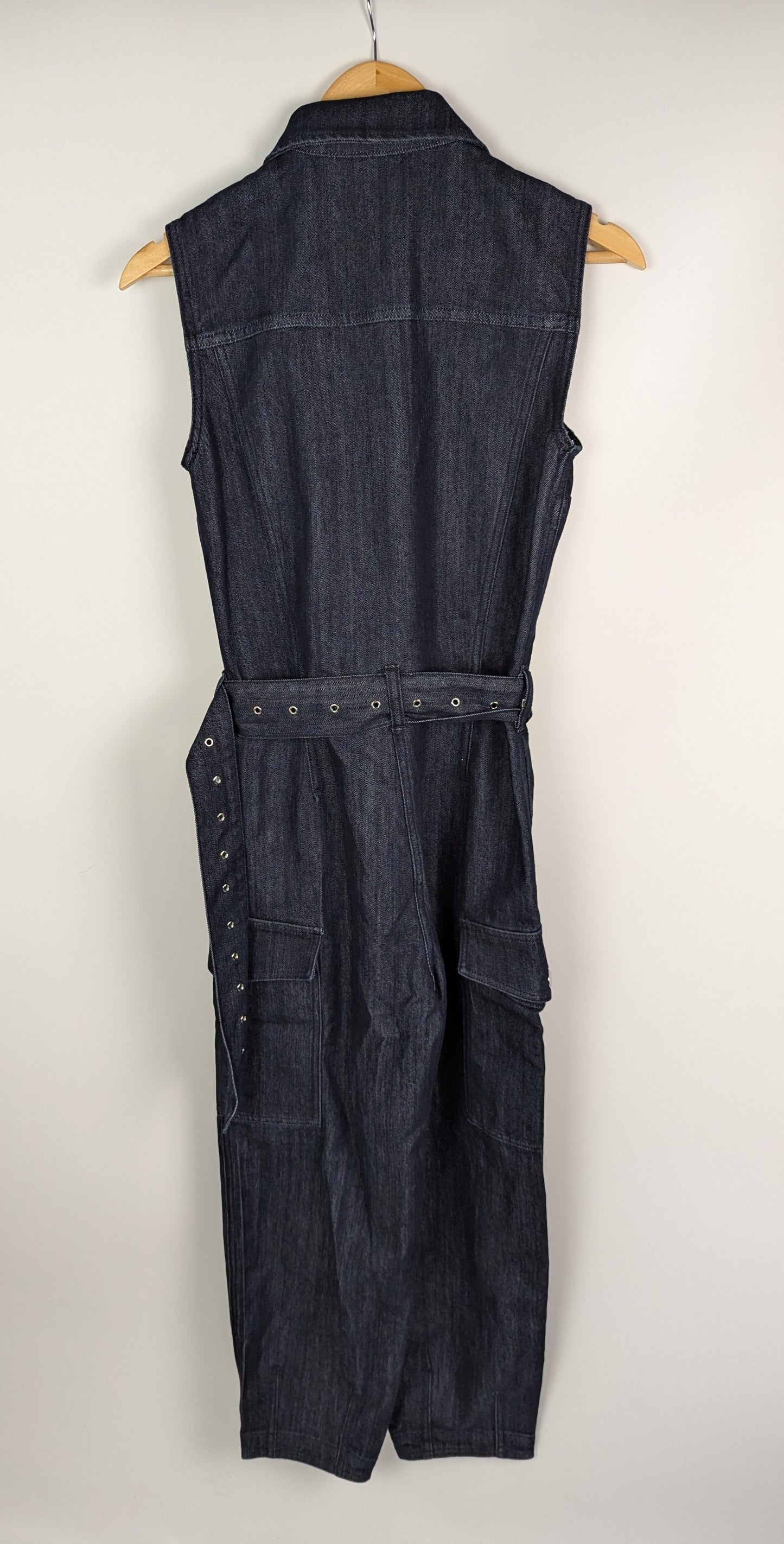 Michael Kors Cargo Jumpsuit - Navy Denim Blue