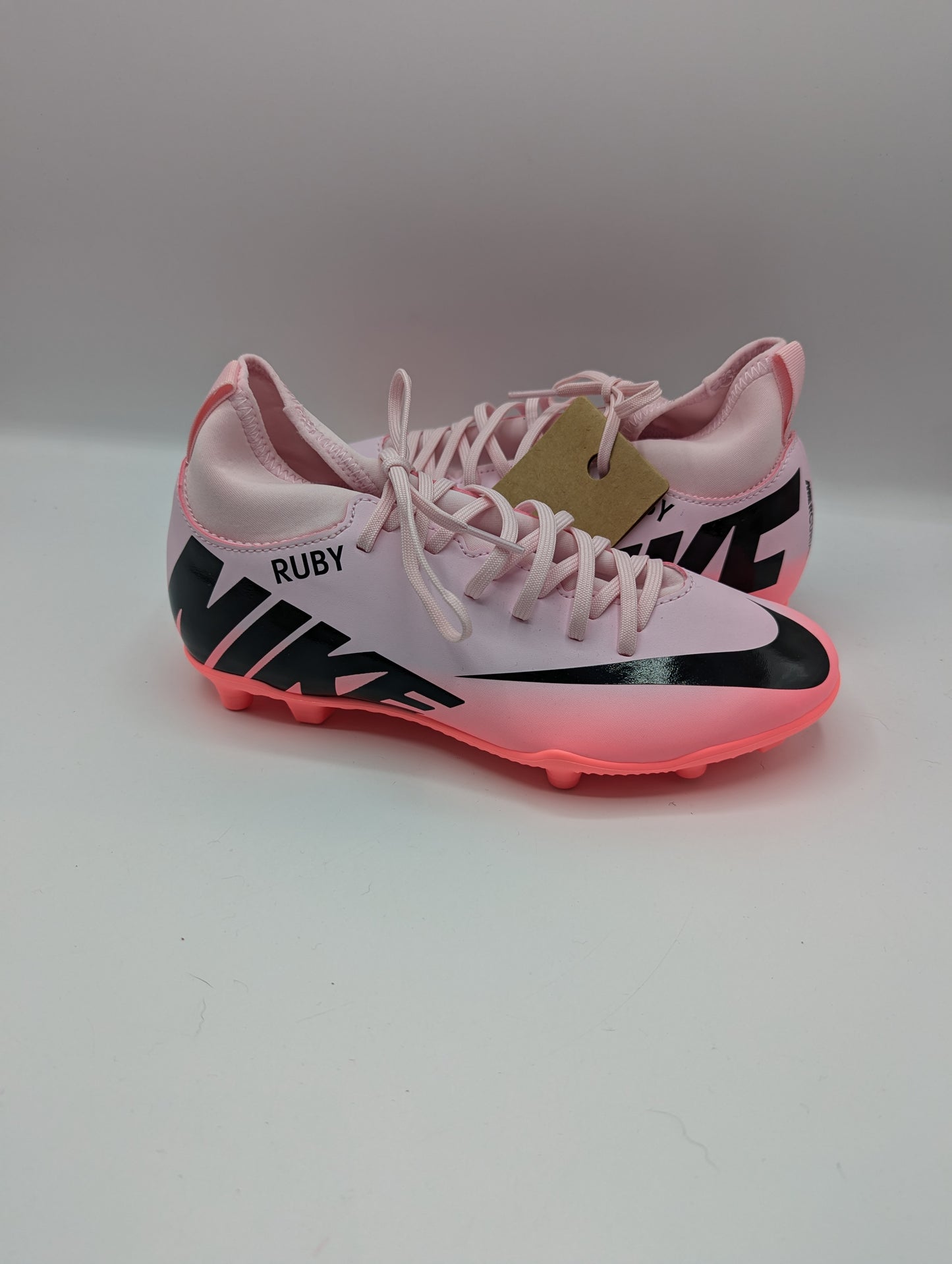 Nike Mercurial Superfly 9 Club Junior Firm Ground Football Boots - Pink "Ruby"