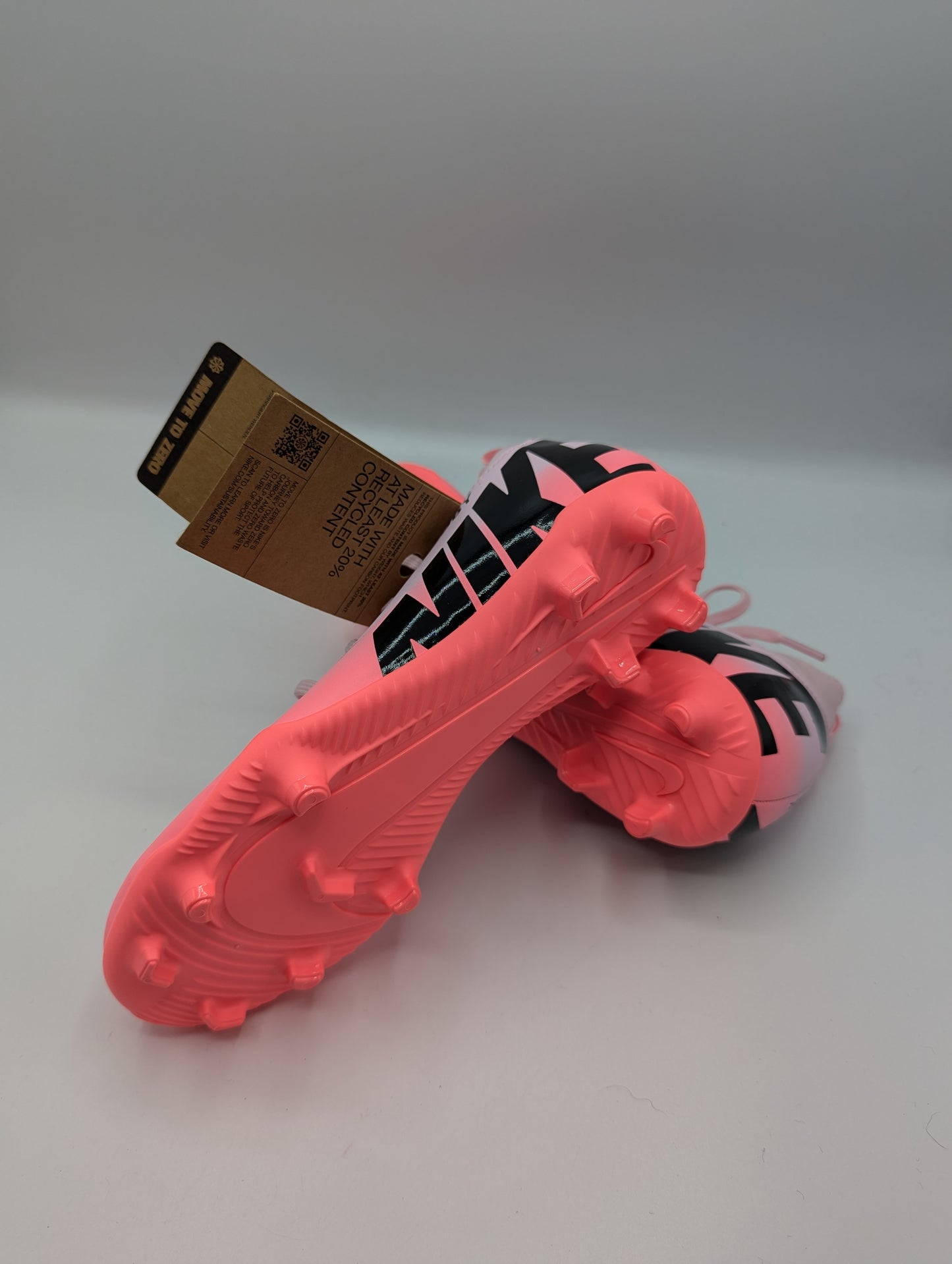 Nike Mercurial Superfly 9 Club Junior Firm Ground Football Boots - Pink "Ruby"