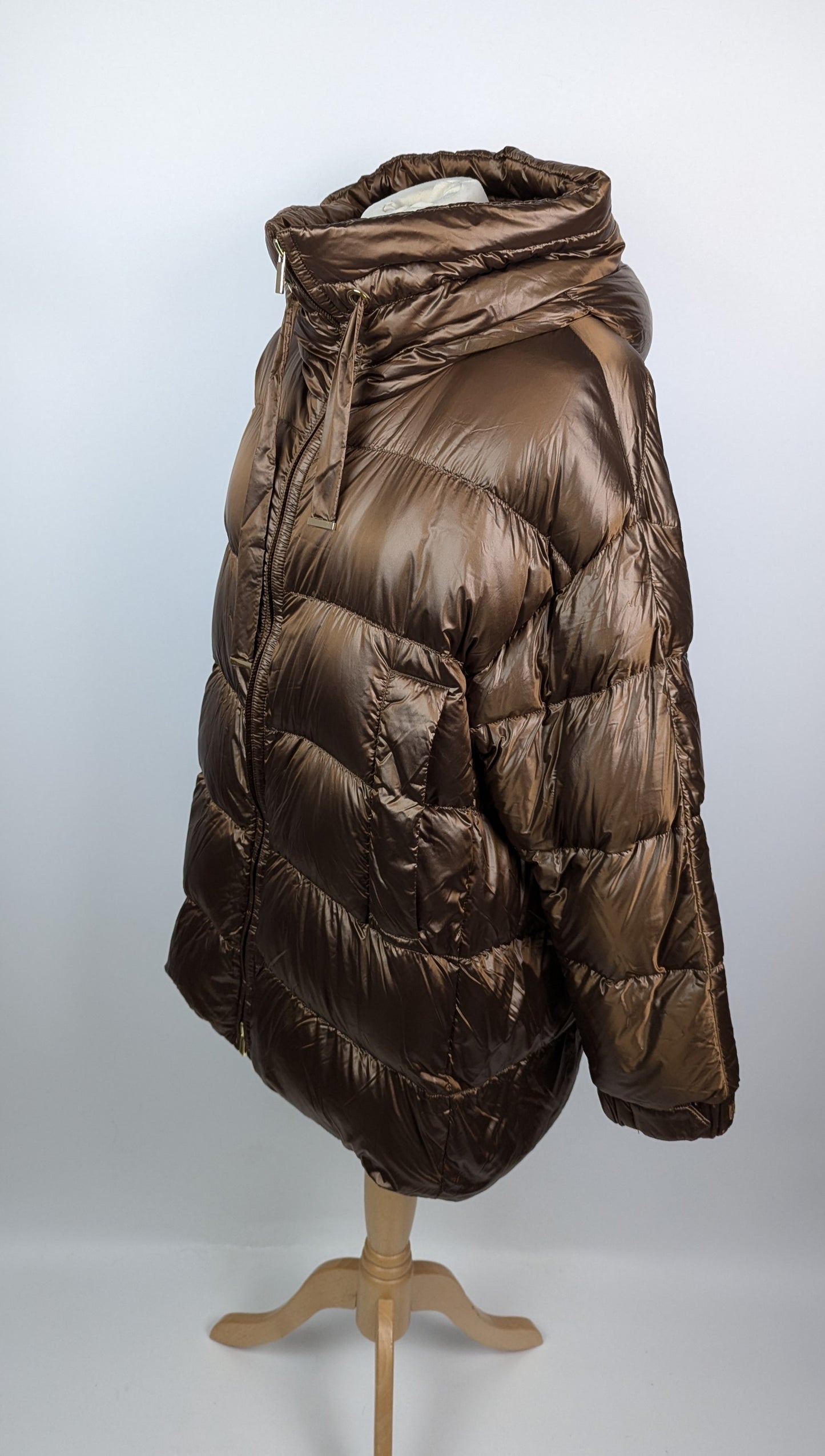 Max Mara The Cube Spacesse Quilted Shell Jacket - Golden Brown