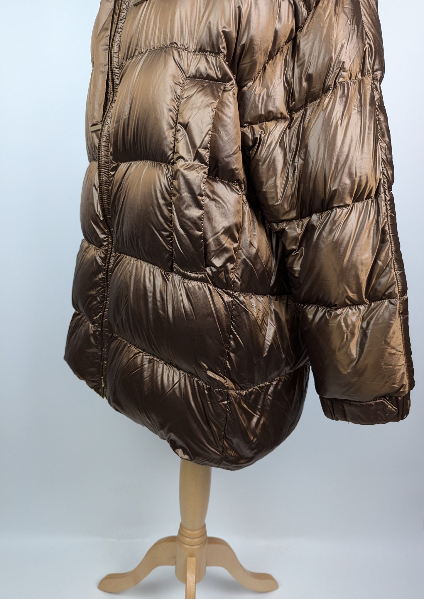 Max Mara The Cube Spacesse Quilted Shell Jacket - Golden Brown