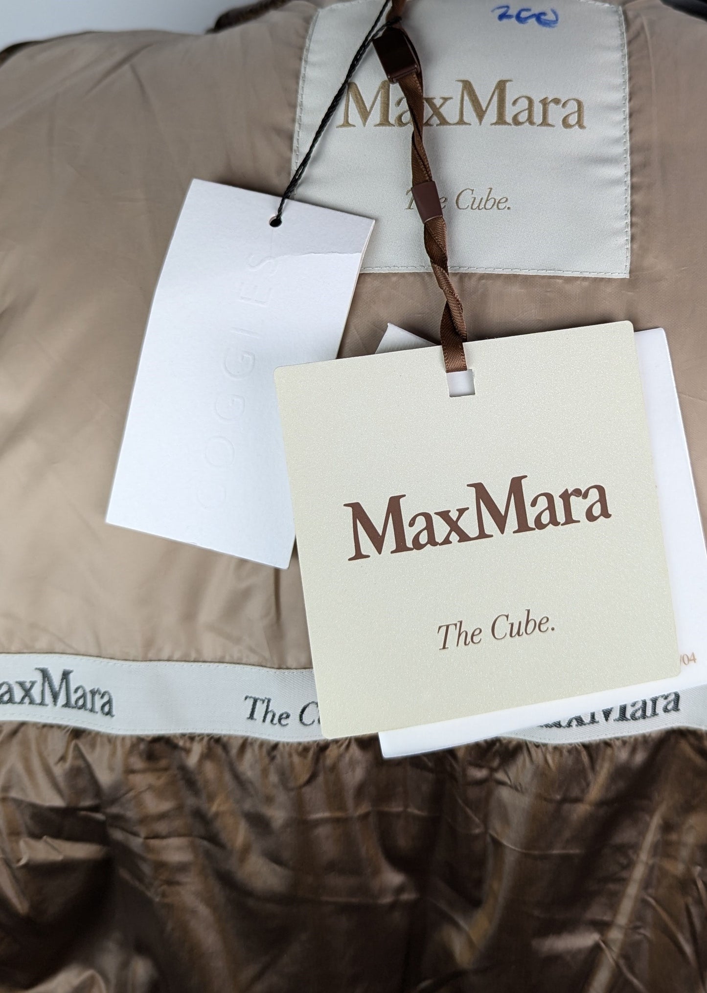 Max Mara The Cube Spacesse Quilted Shell Jacket - Golden Brown