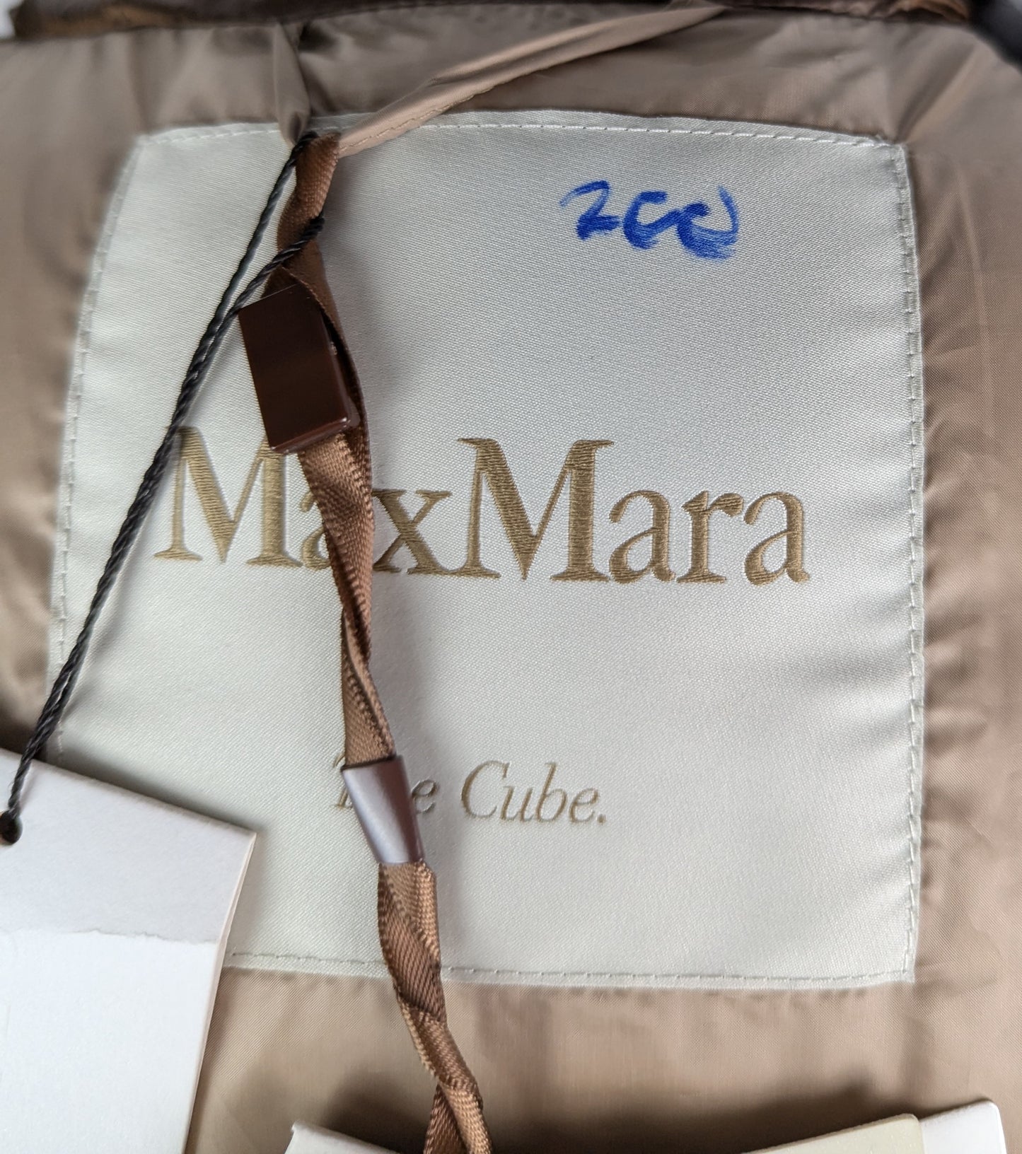 Max Mara The Cube Spacesse Quilted Shell Jacket - Golden Brown