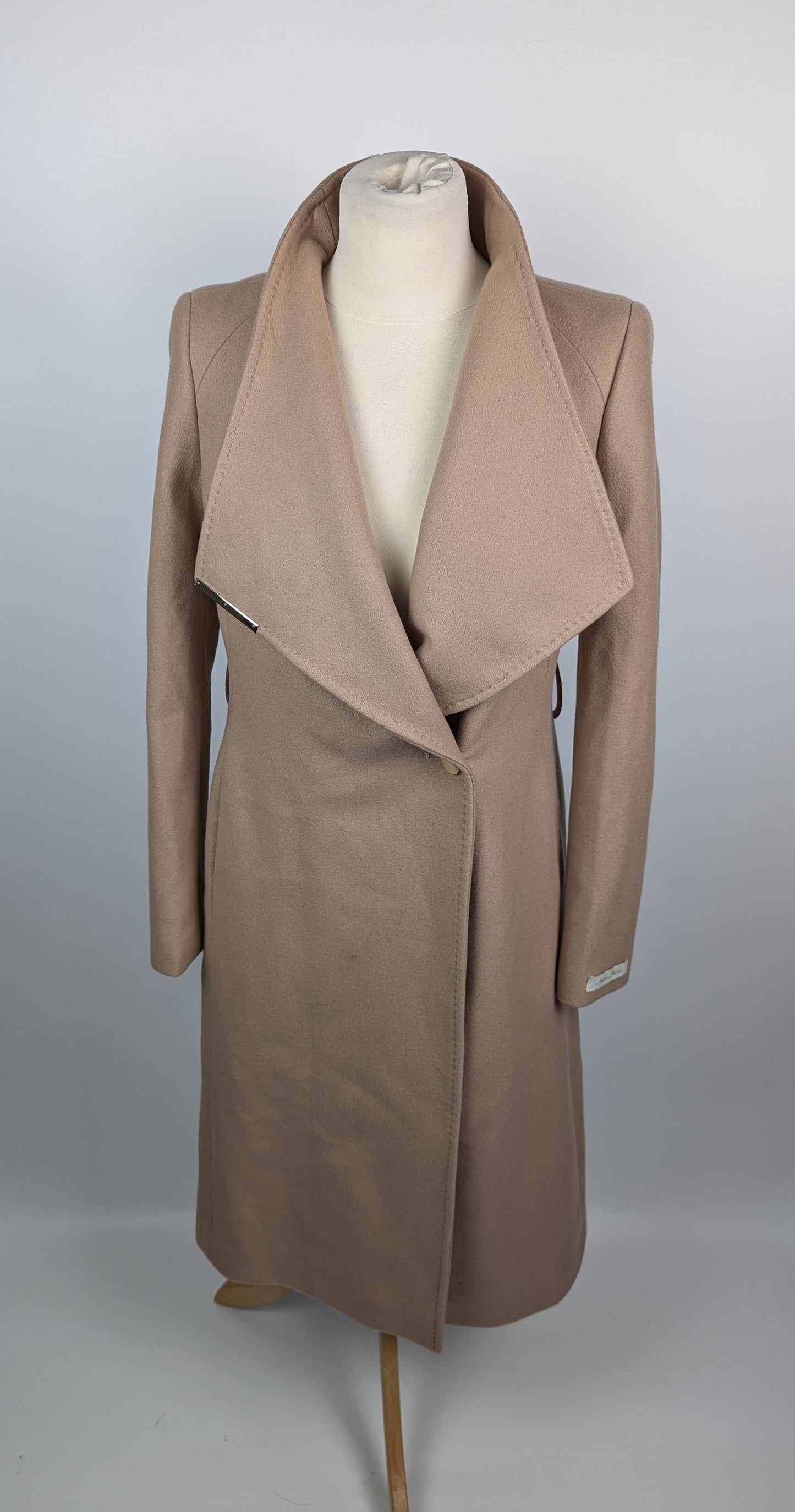 Ted Baker Womens Rose Wool Jacket -In Camel