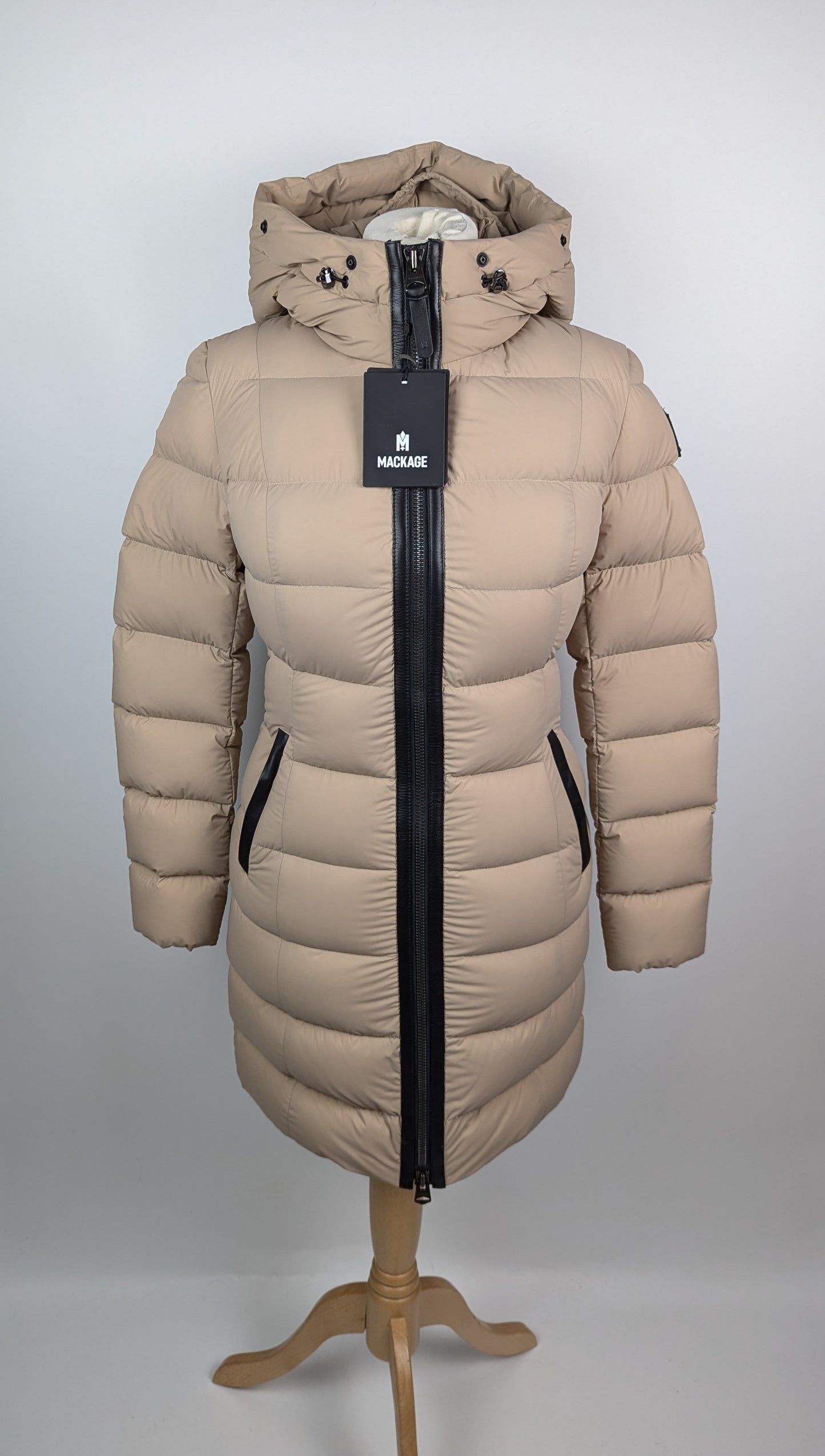 Mackage Womens Calla Down Coat - Beige