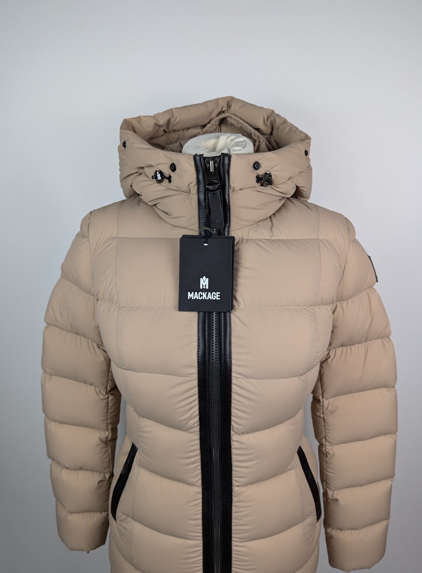 Mackage Womens Calla Down Coat - Beige