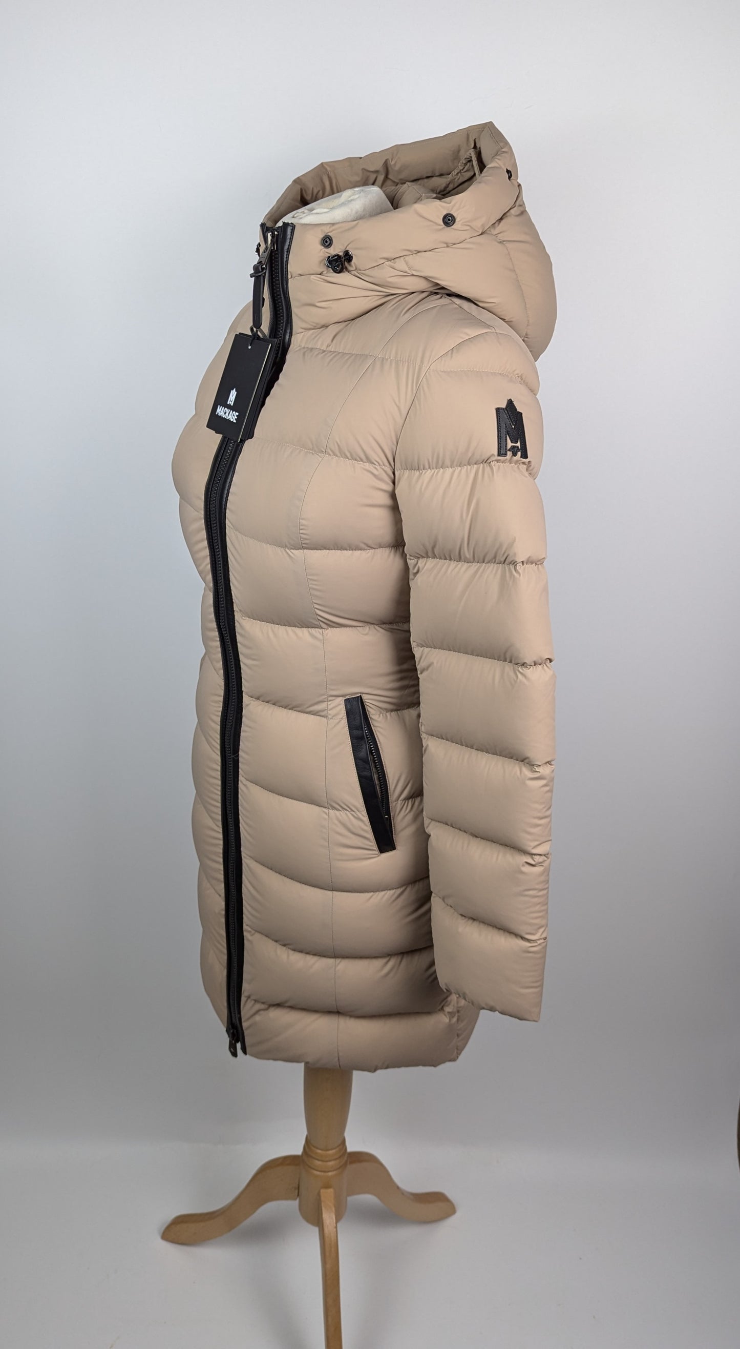 Mackage Womens Calla Down Coat - Beige