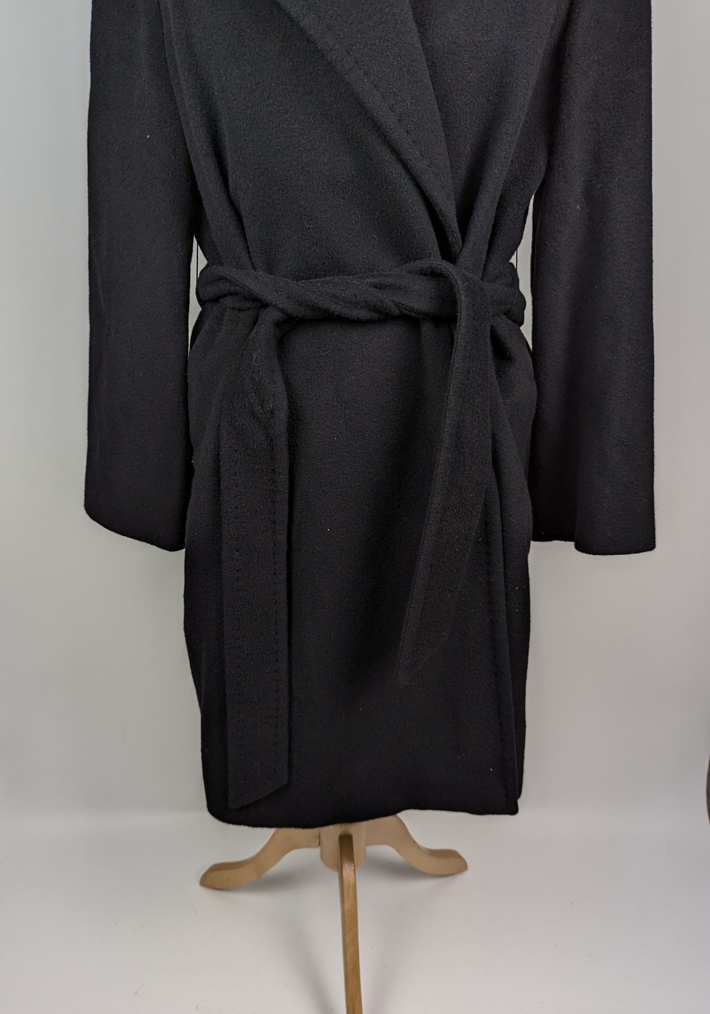 MAX MARA Womens Wool robe coat - Black