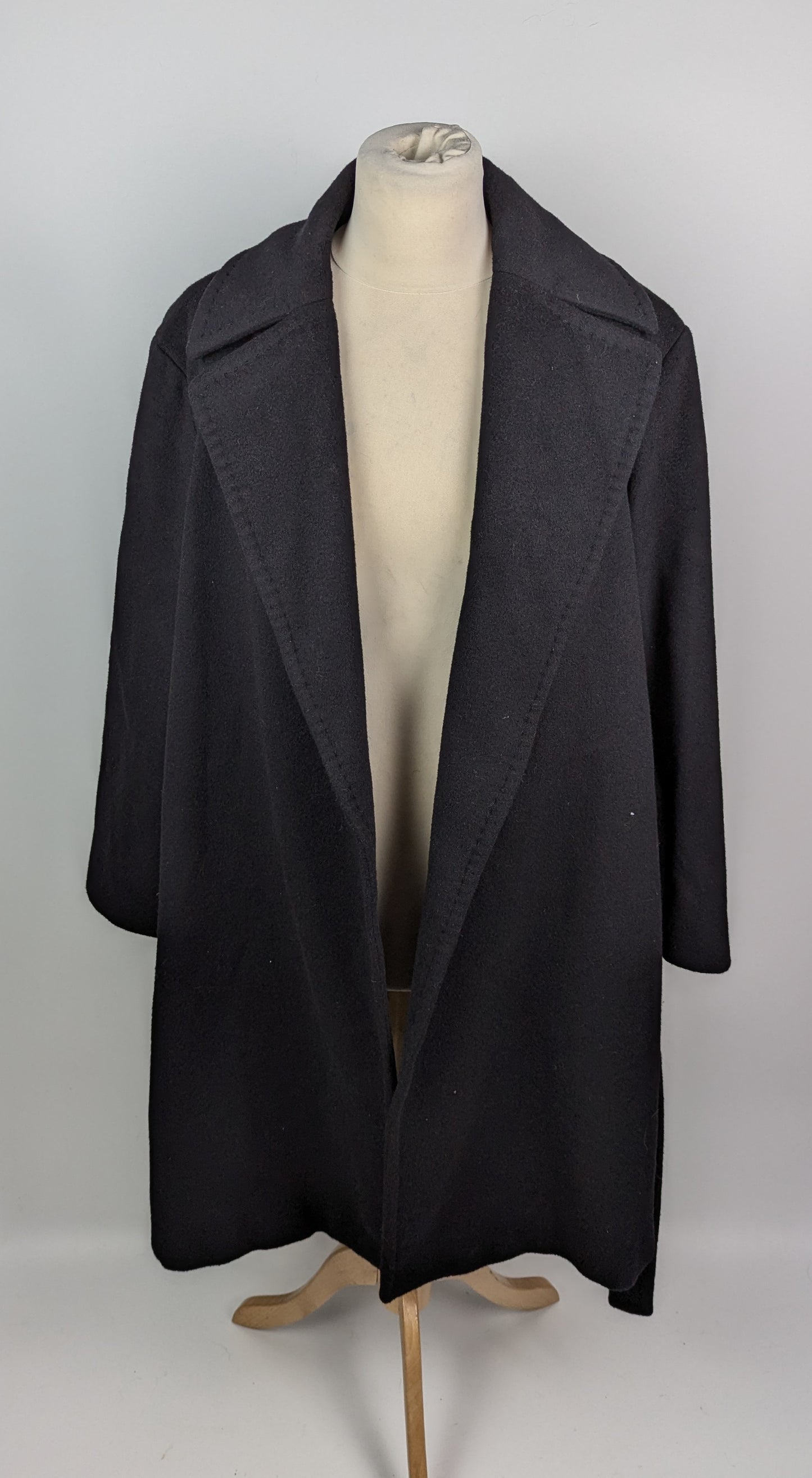 MAX MARA Womens Wool robe coat - Black