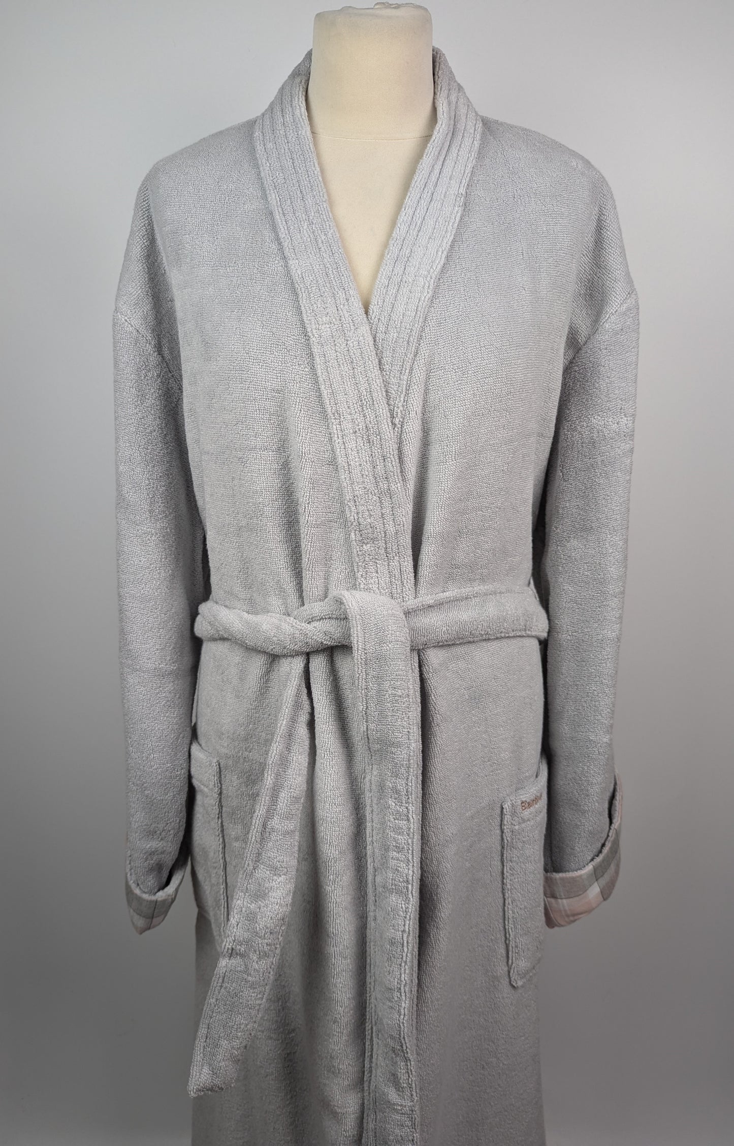 Barbour Womens Ada Dressing Gown - Grey