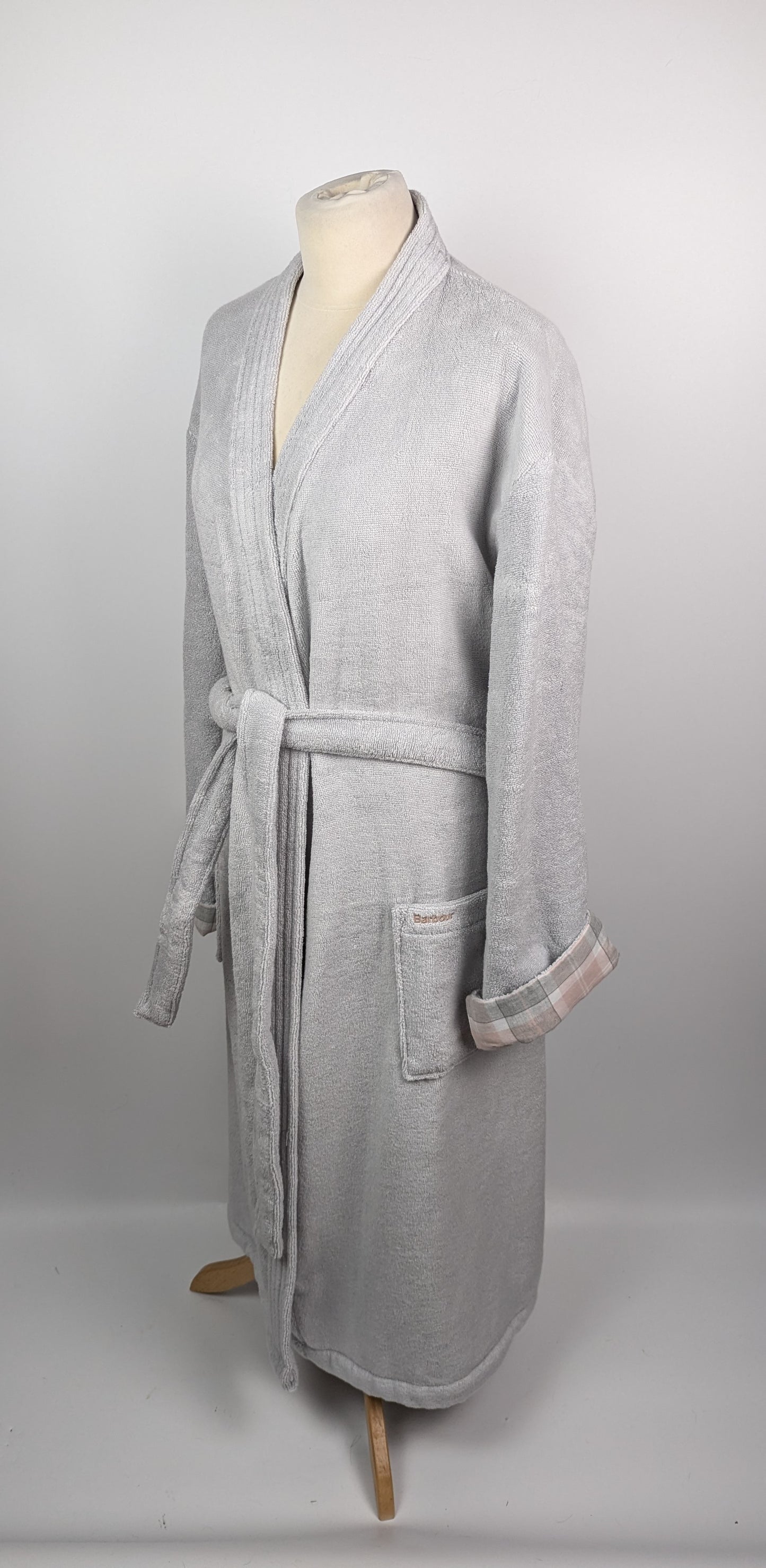 Barbour Womens Ada Dressing Gown - Grey