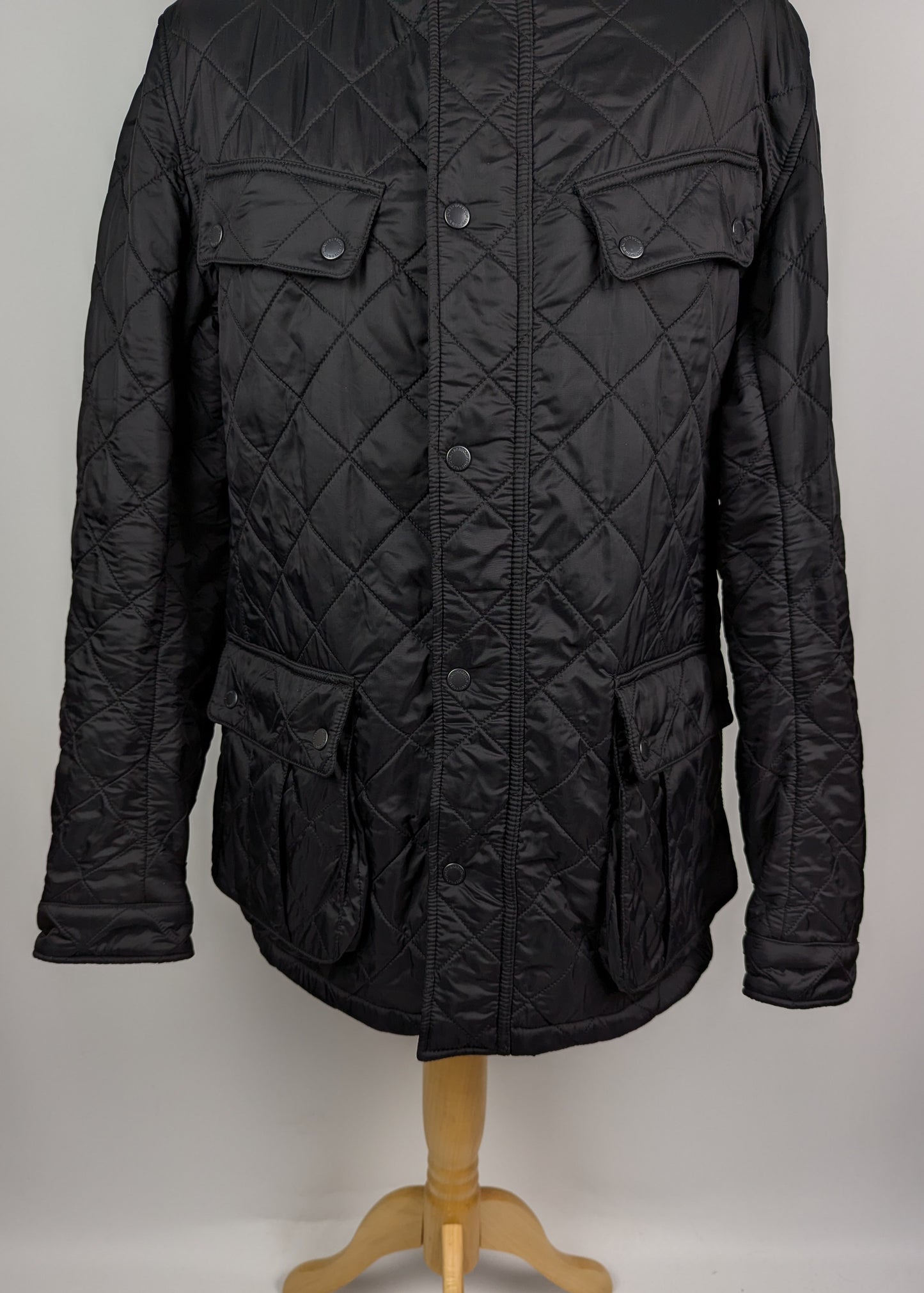 Barbour International Tourer Ariel Polarquilt Jacket - Black