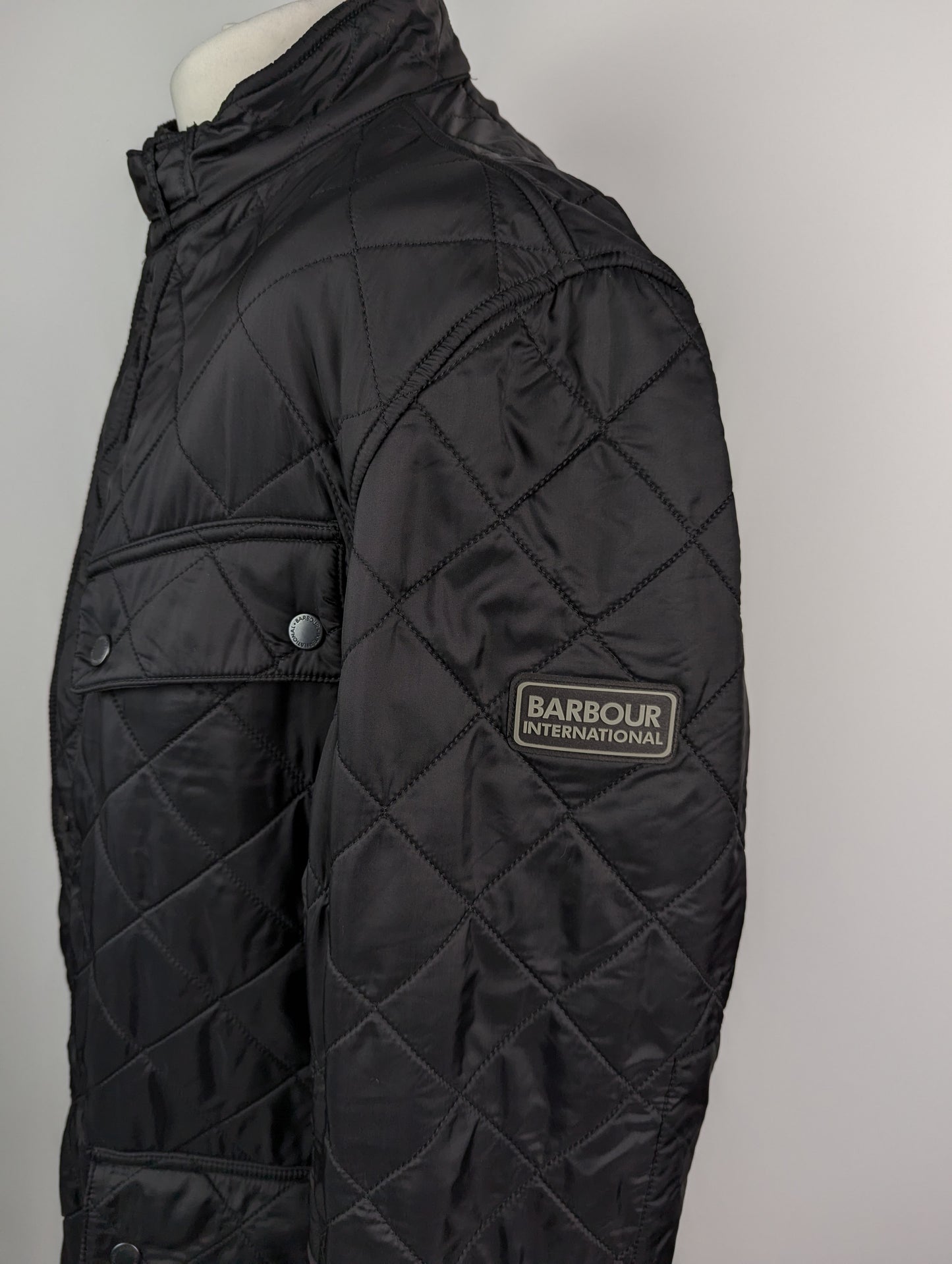 Barbour International Tourer Ariel Polarquilt Jacket - Black