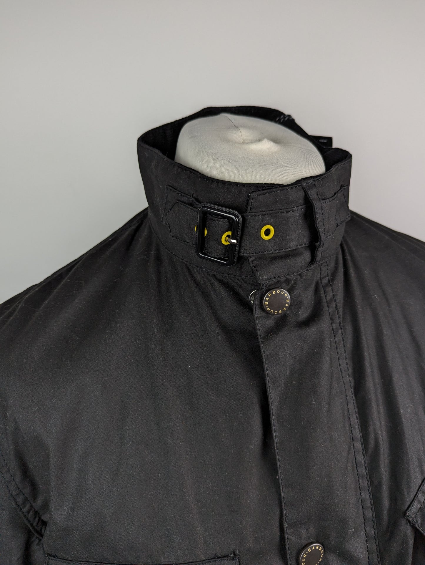 Barbour International Slim International Wax Jacket - Black