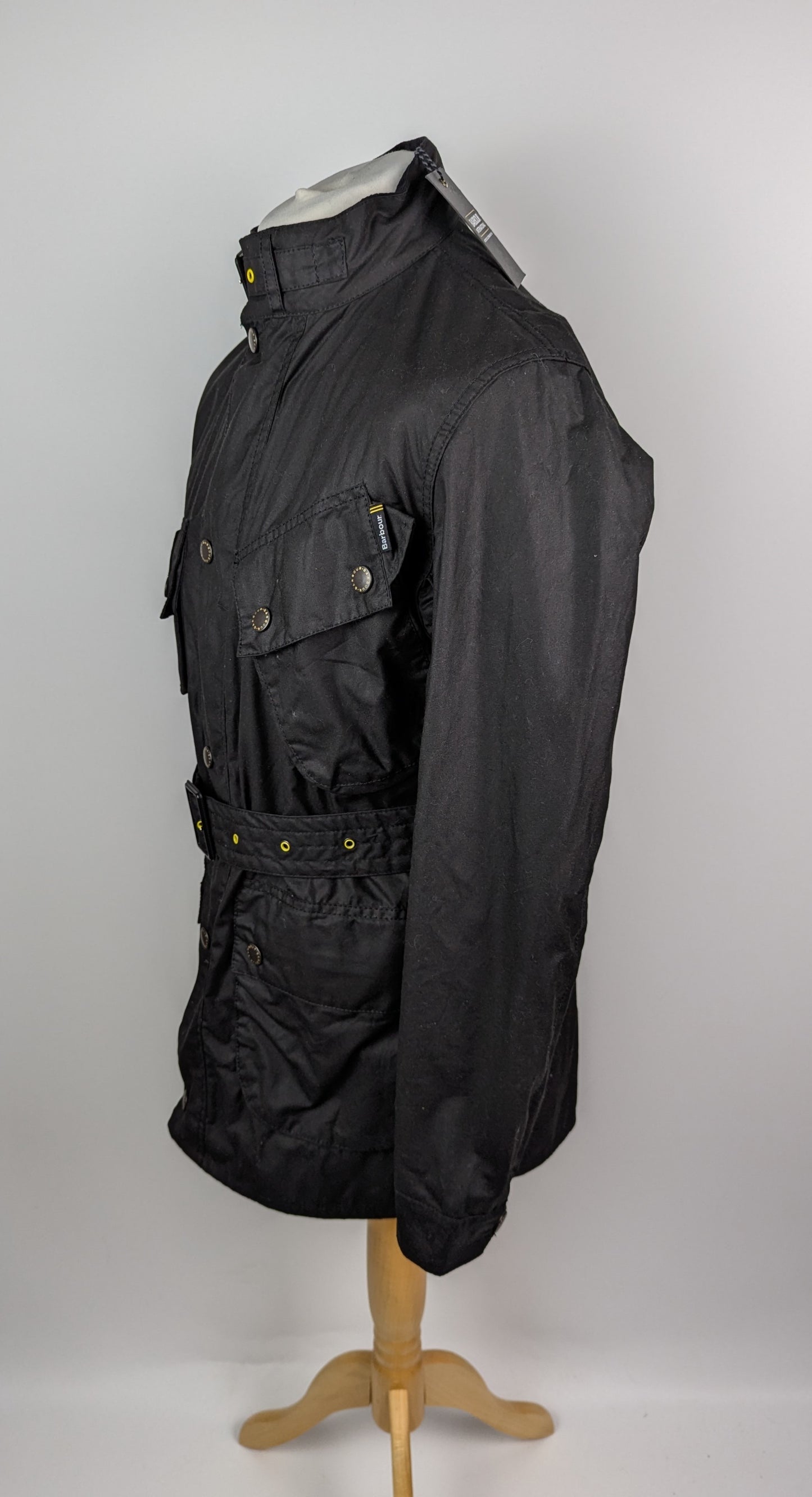 Barbour International Slim International Wax Jacket - Black