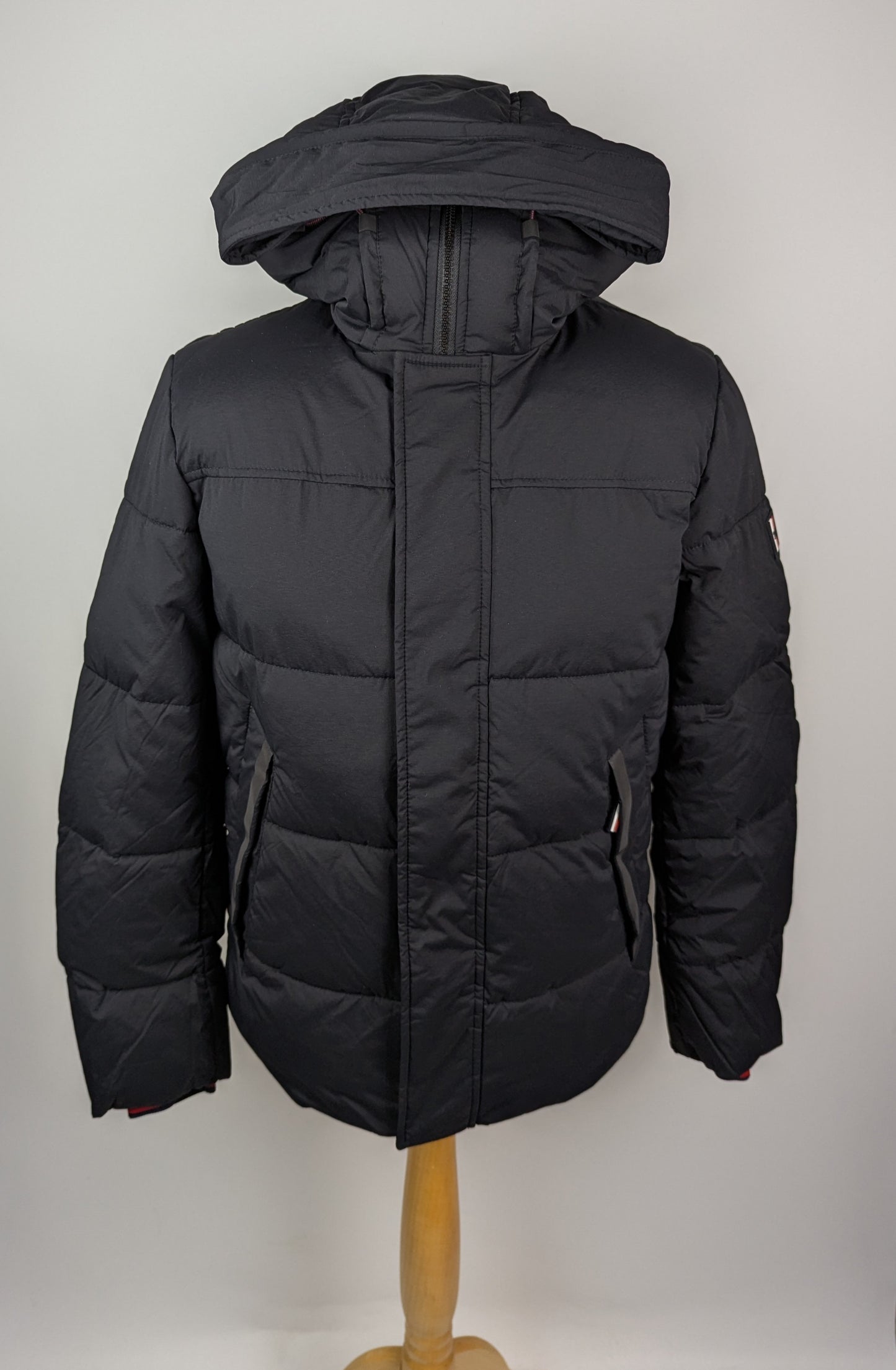 Tommy Hilfiger Mens Padded Coat - Black