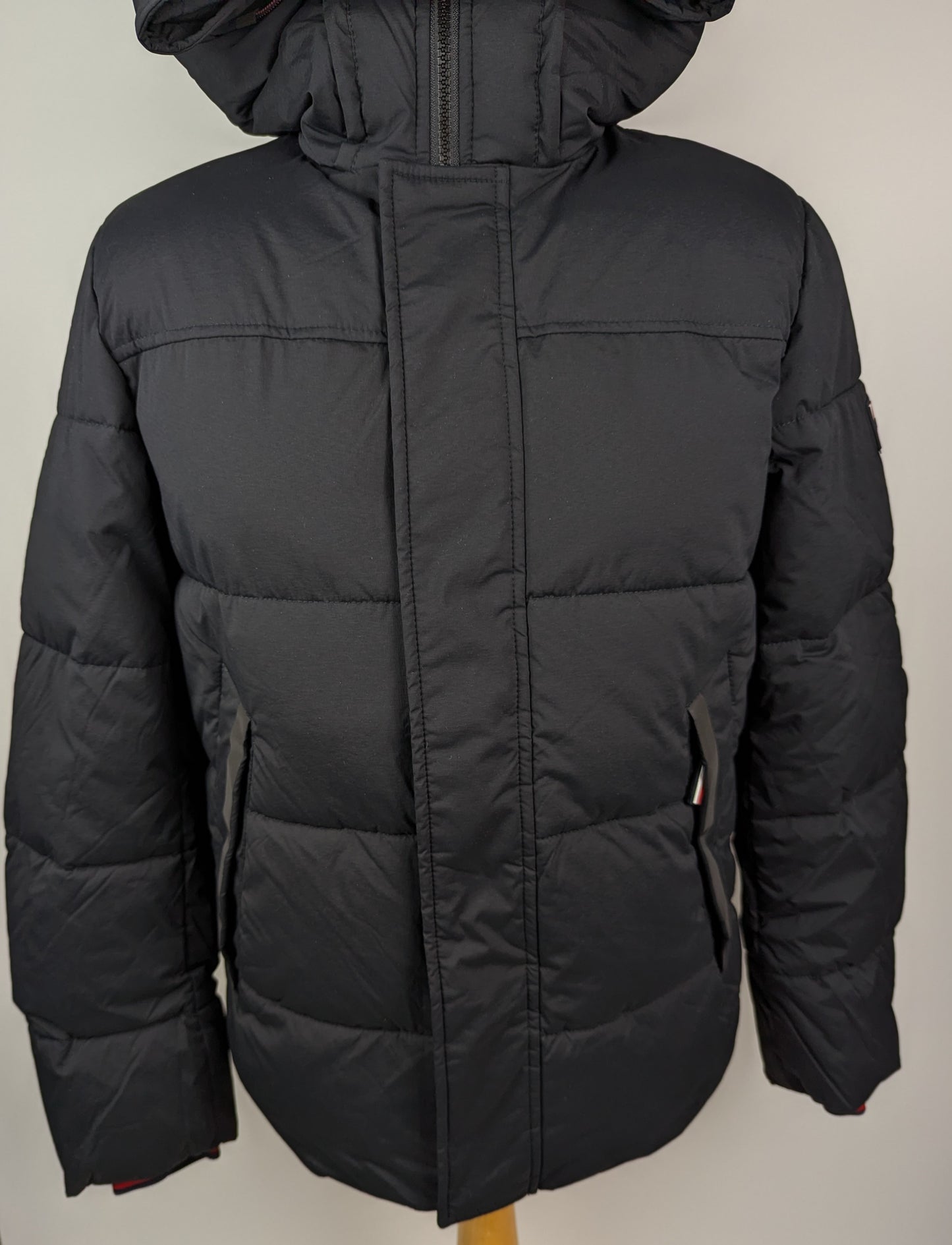 Tommy Hilfiger Mens Padded Coat - Black