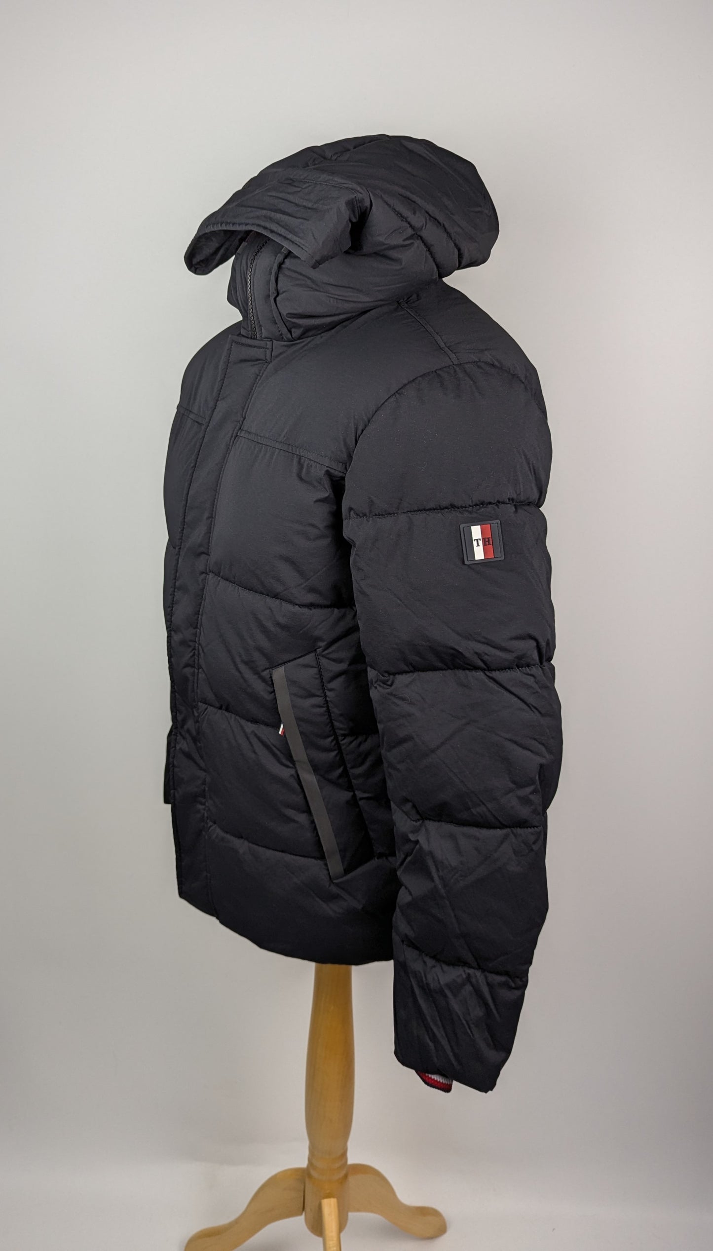 Tommy Hilfiger Mens Padded Coat - Black