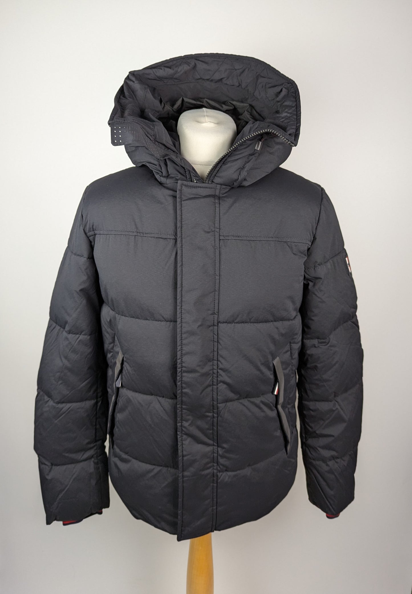 Tommy Hilfiger Mens Padded Coat - Black