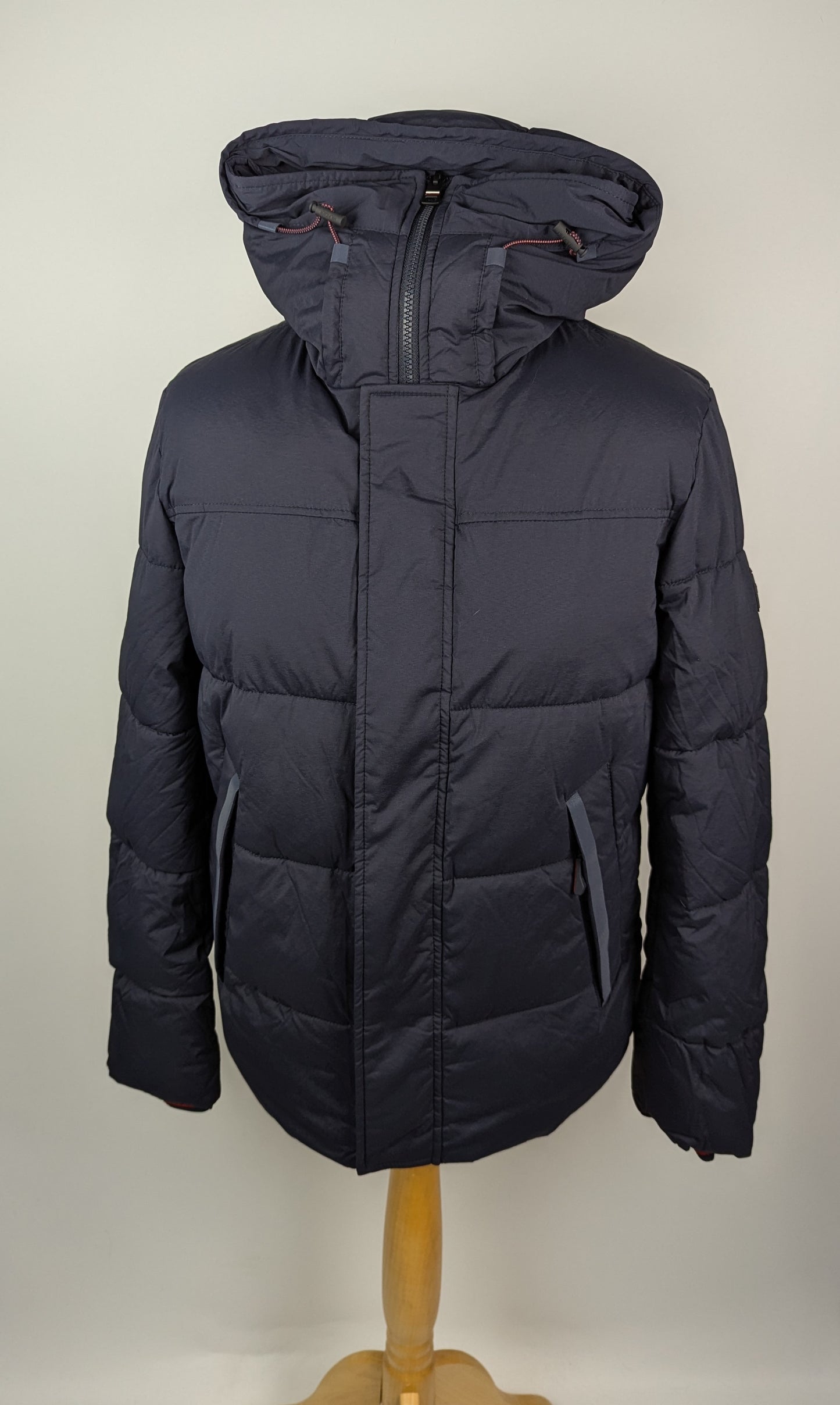 Tommy Hilfiger Mens Padded Coat - Navy Blue