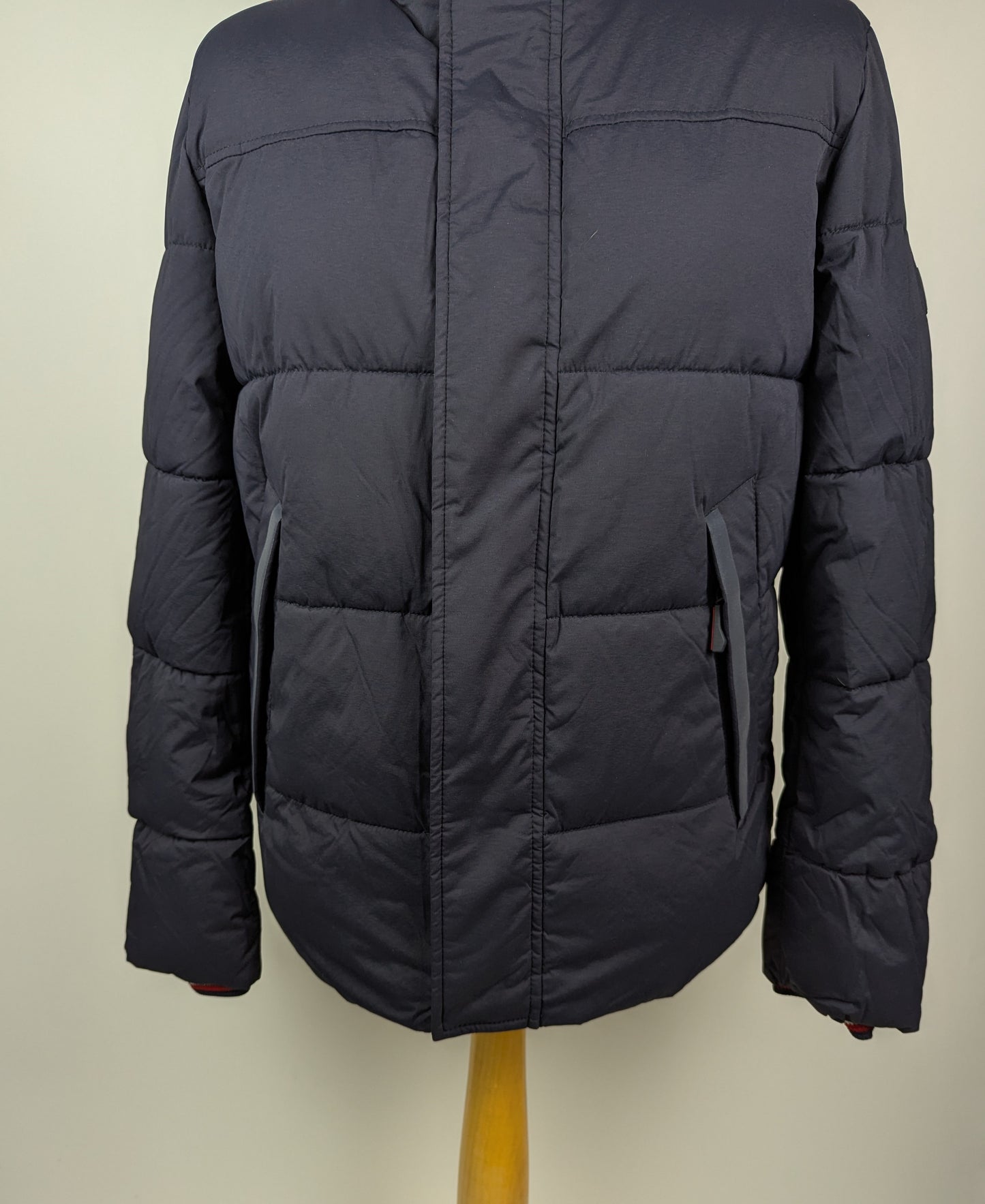 Tommy Hilfiger Mens Padded Coat - Navy Blue