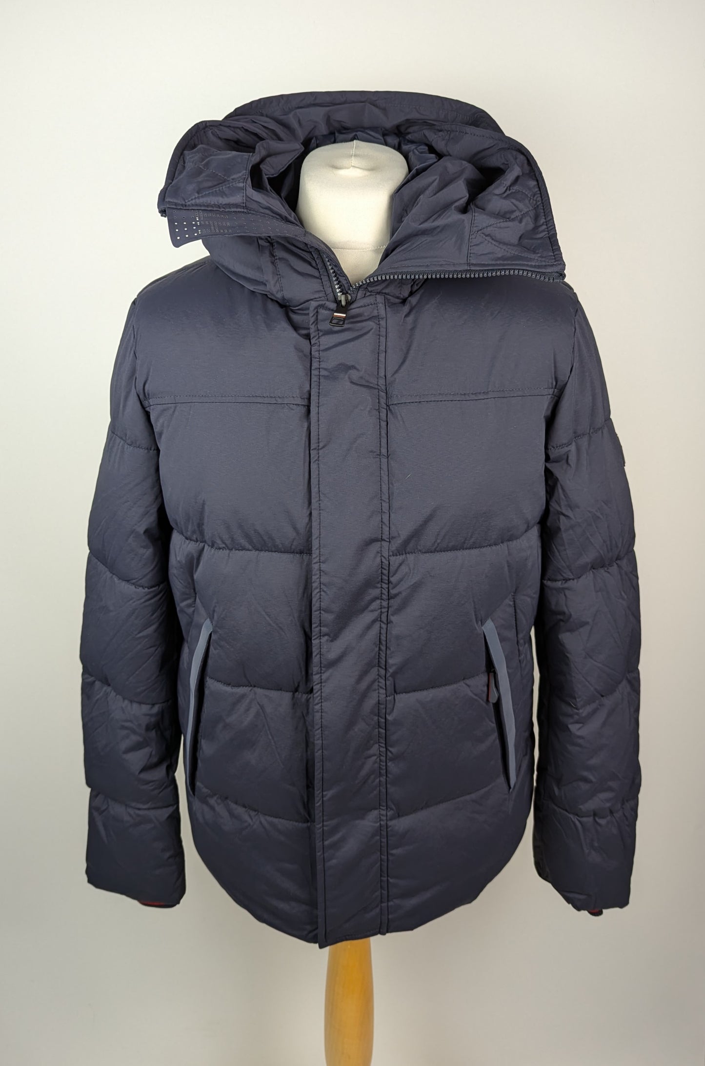 Tommy Hilfiger Mens Padded Coat - Navy Blue