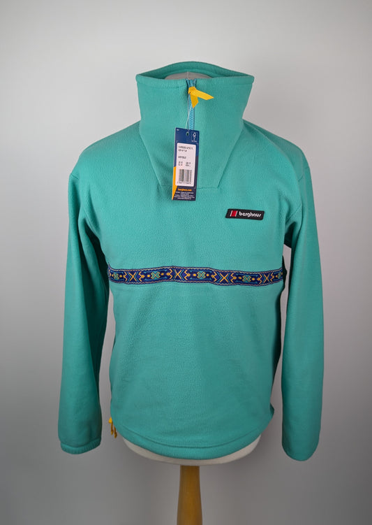 Berghaus Unisex Aztec 1/4 zip fleece - Sea Green