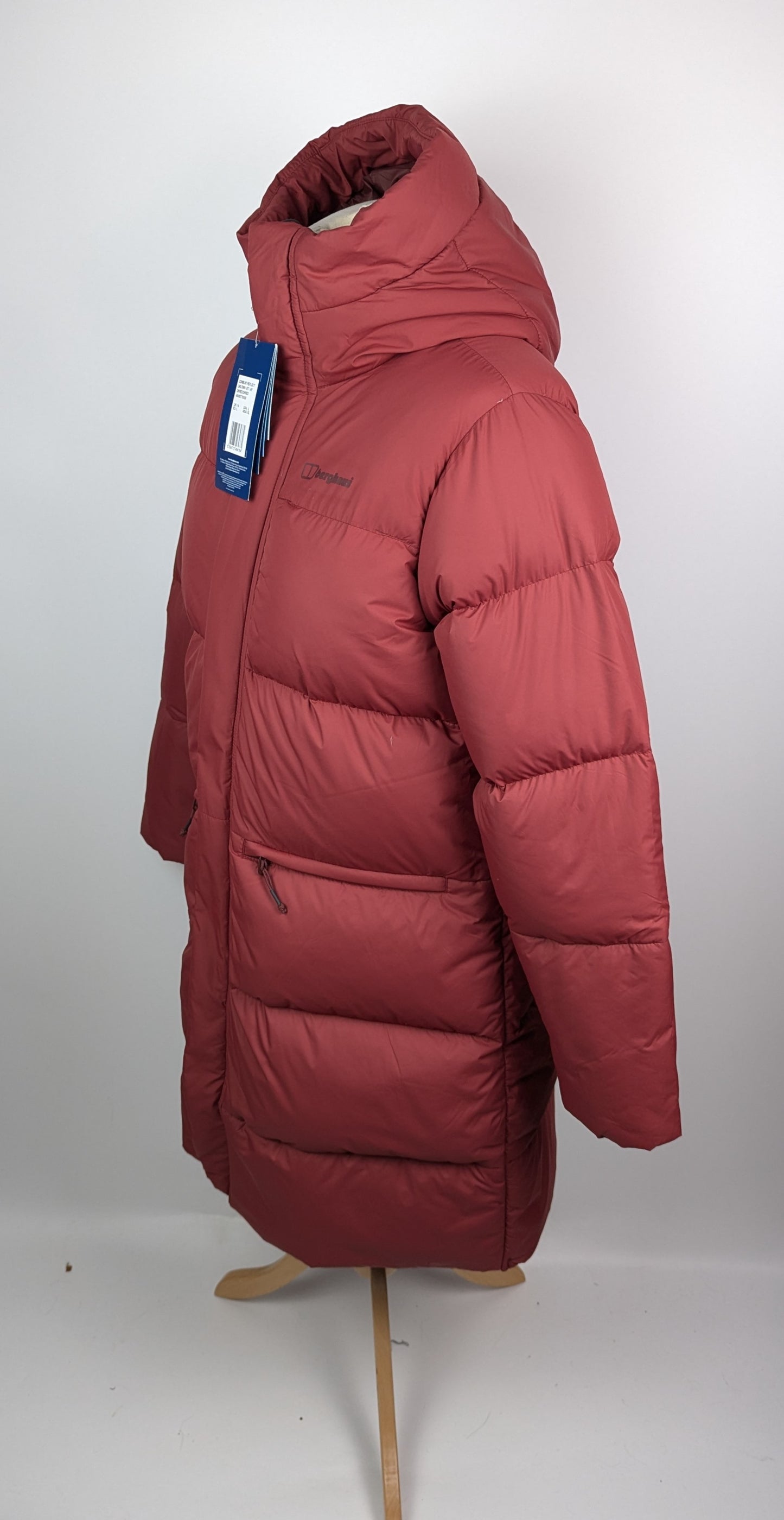 Berghaus Combust Reflect Womens HydroDown Long Jacket - Red