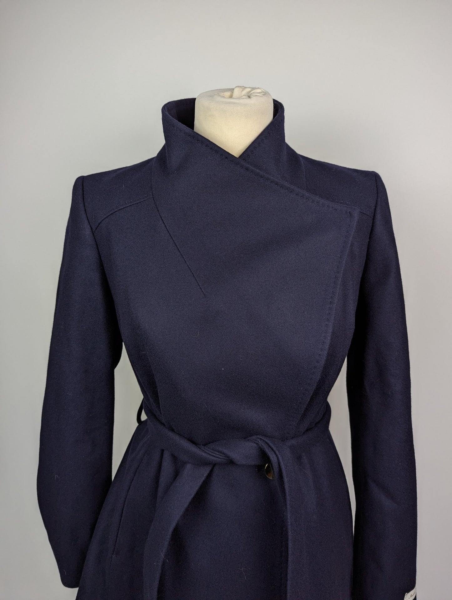 Ted Baker Womens Rytaa Coat - Dark Navy