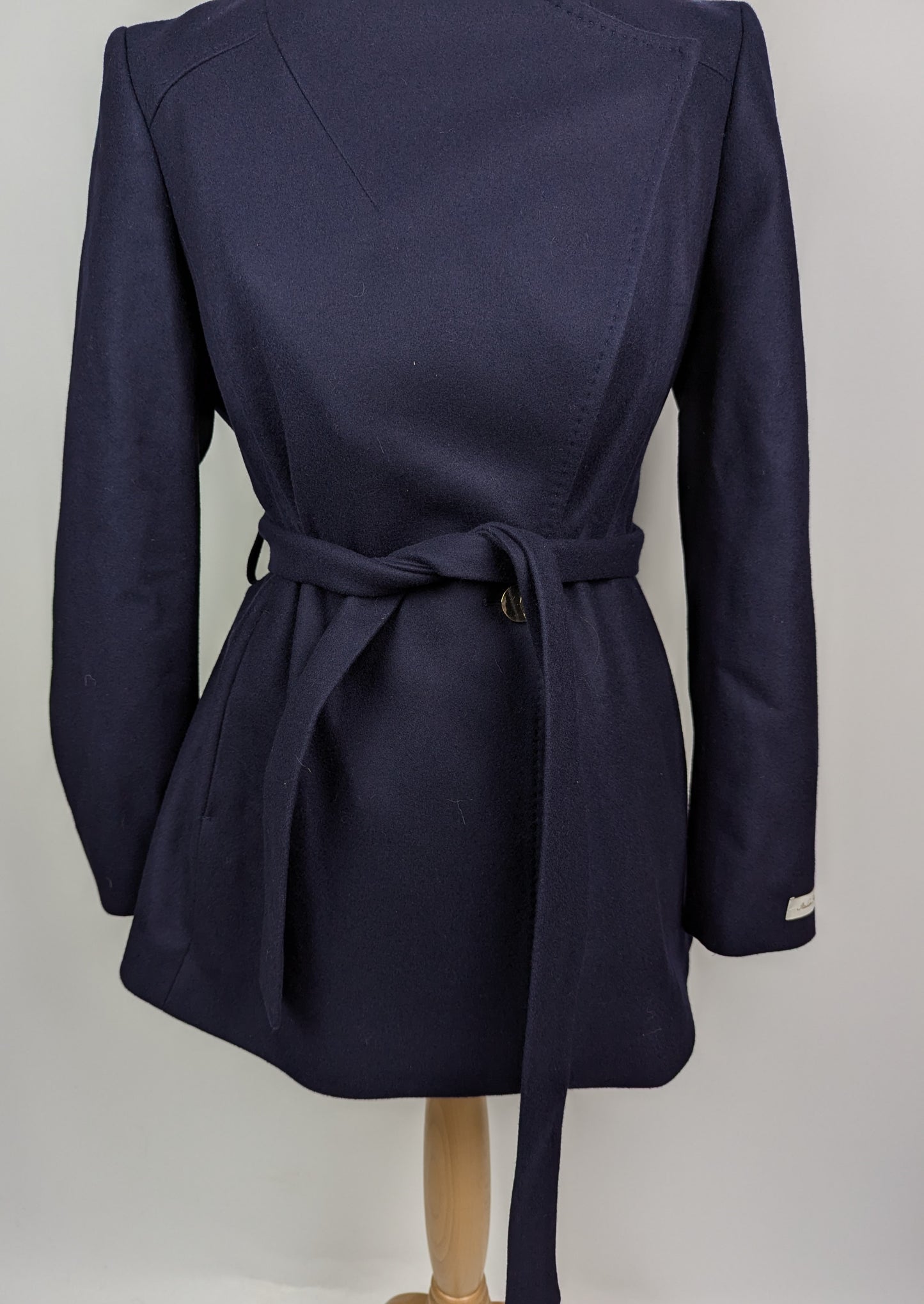 Ted Baker Womens Rytaa Coat - Dark Navy