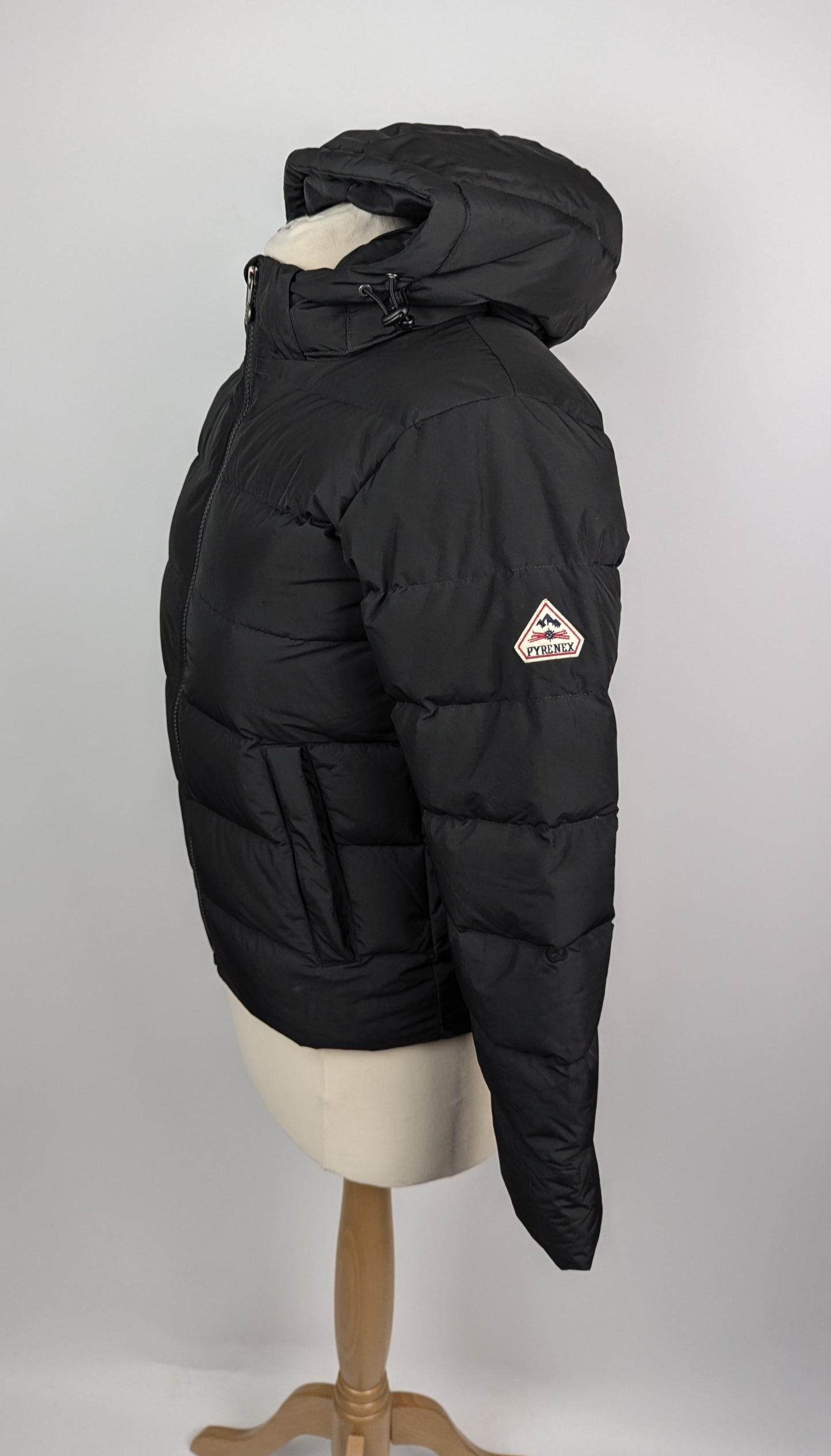 Pyrenex Spoutnic Kids Unisex Hooded Down Jacket - Black