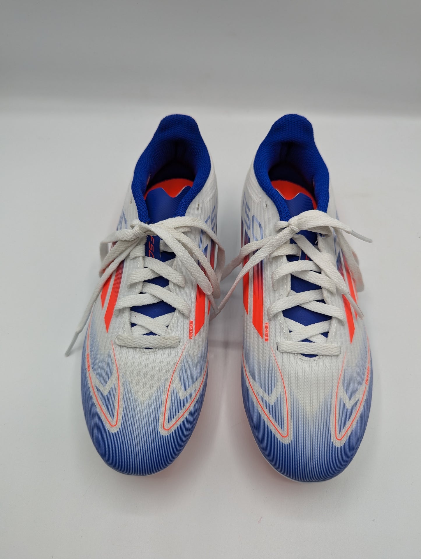 Adidas F50 League Junior Soft Ground Football Boots - White / Red / Blue