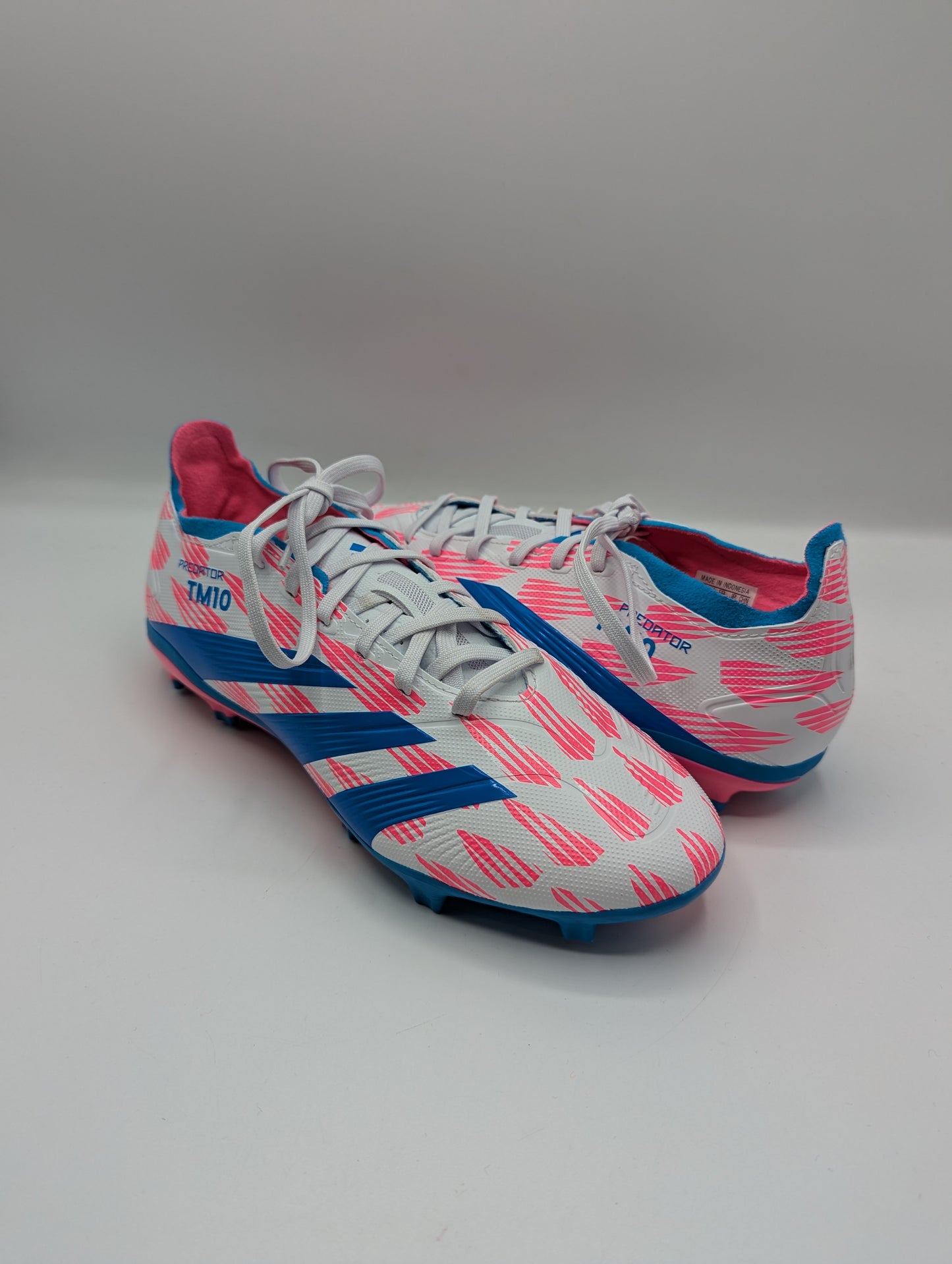 Adidas Predator 24 League Firm Ground Boots - Pink / Blue