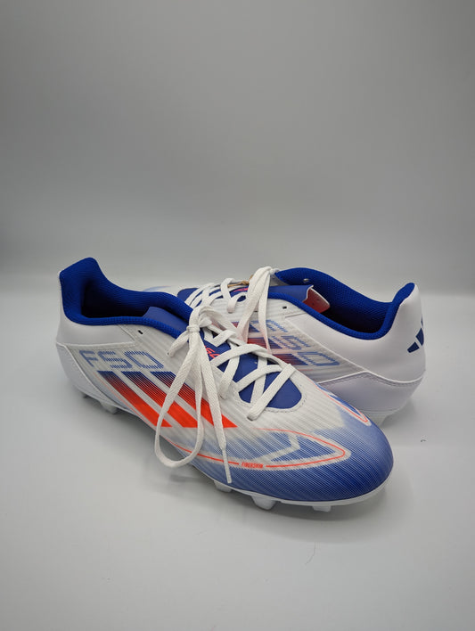 Adidas F50 Club Flexible Ground Boots - White / Red /Blue