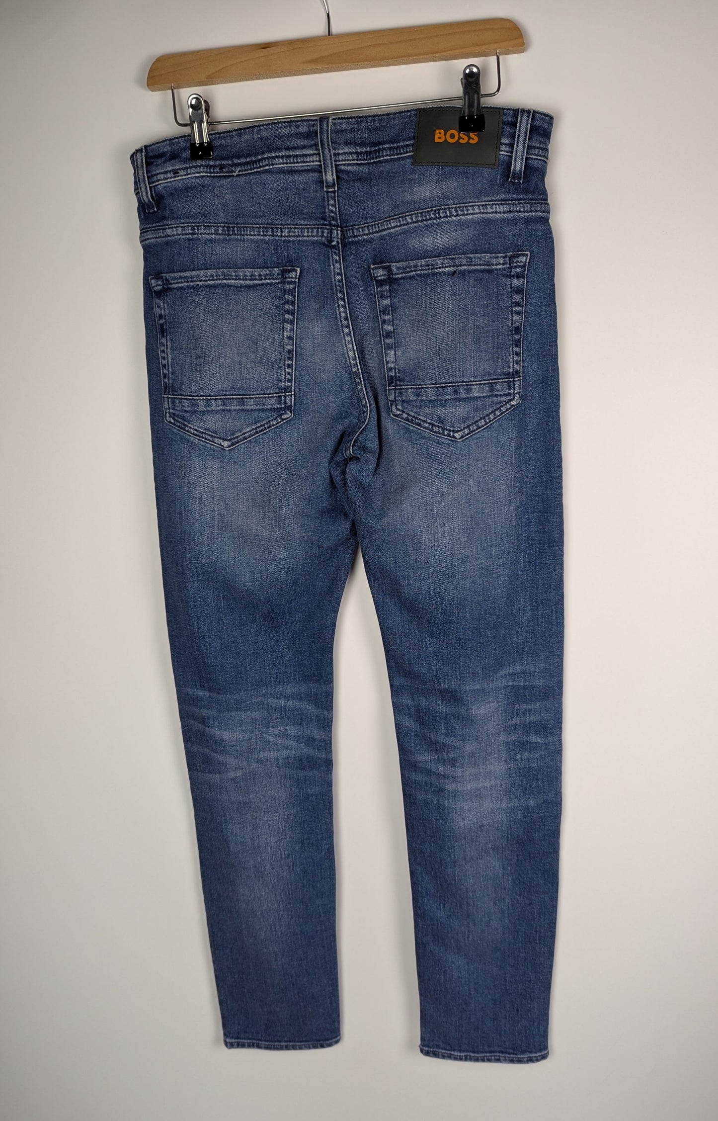 Boss Taber Tapered Fit Jeans Mens - Blue