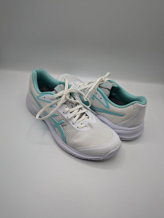 Asics NETBURNER PROFESSIONAL FF 4 Women’s Netball Shoes - White/Illuminate Mint