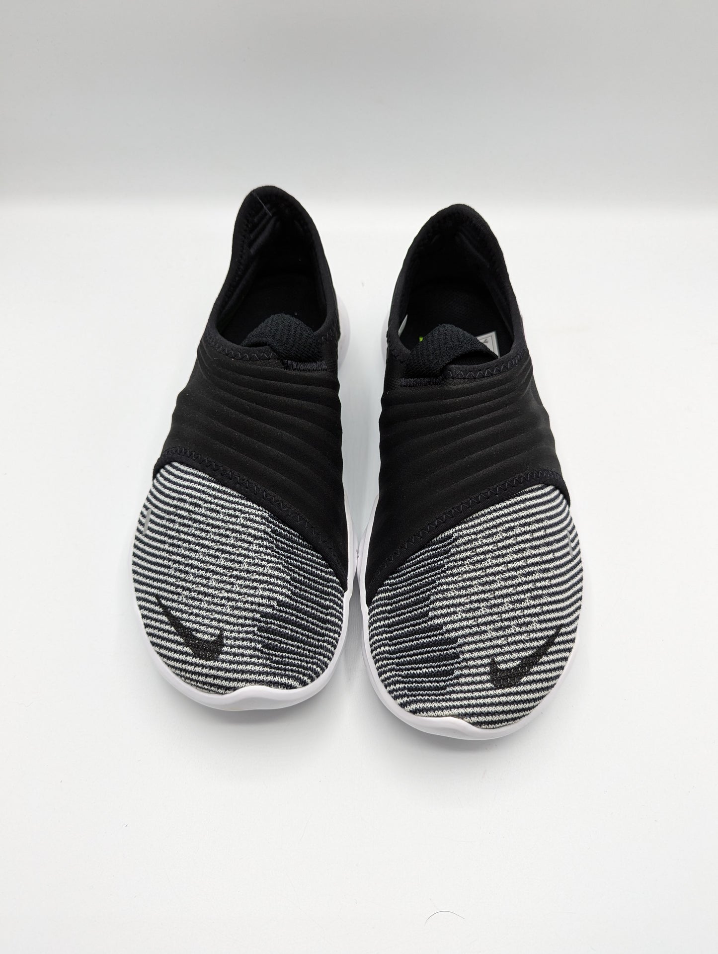 Nike Womens Free RN Flyknit 3.0 Shoes - Black/Grey