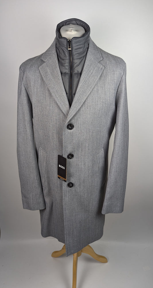 Boss h-hyde-bib-234 Mens Slim Fit Jacket - grey